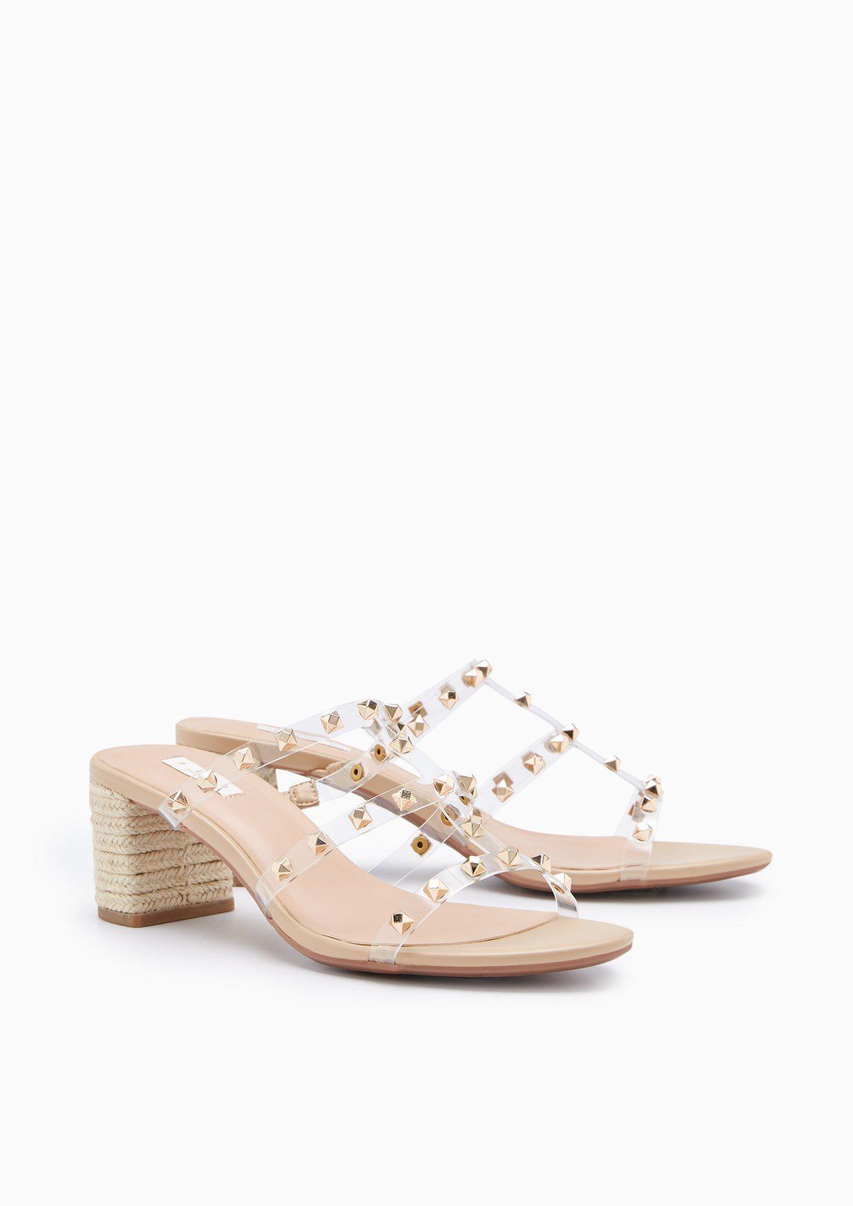 Linda Clear Heels Transparent White - Lyn TH