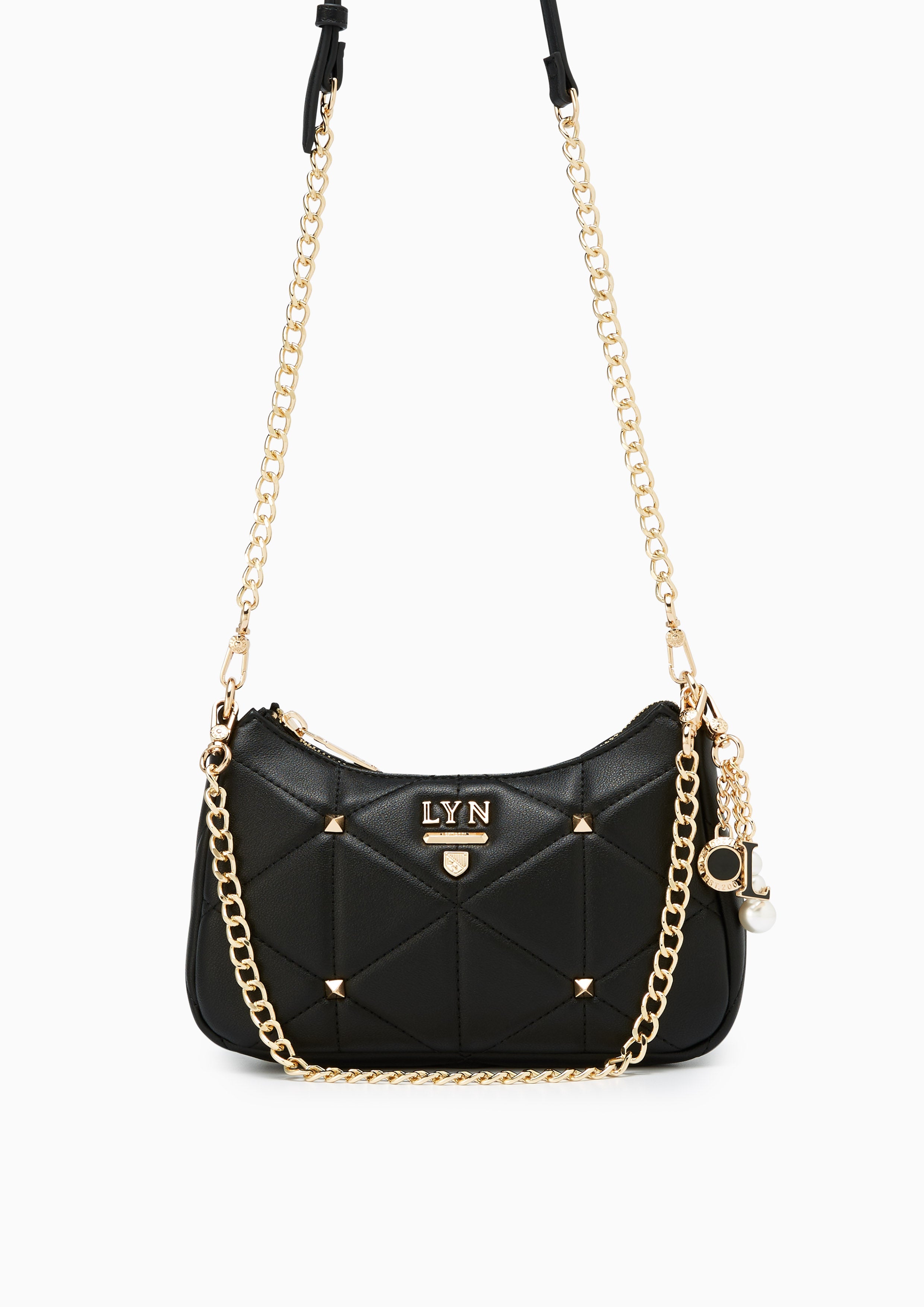 Tricia Amused Shoulder Bag Black - Lyn TH