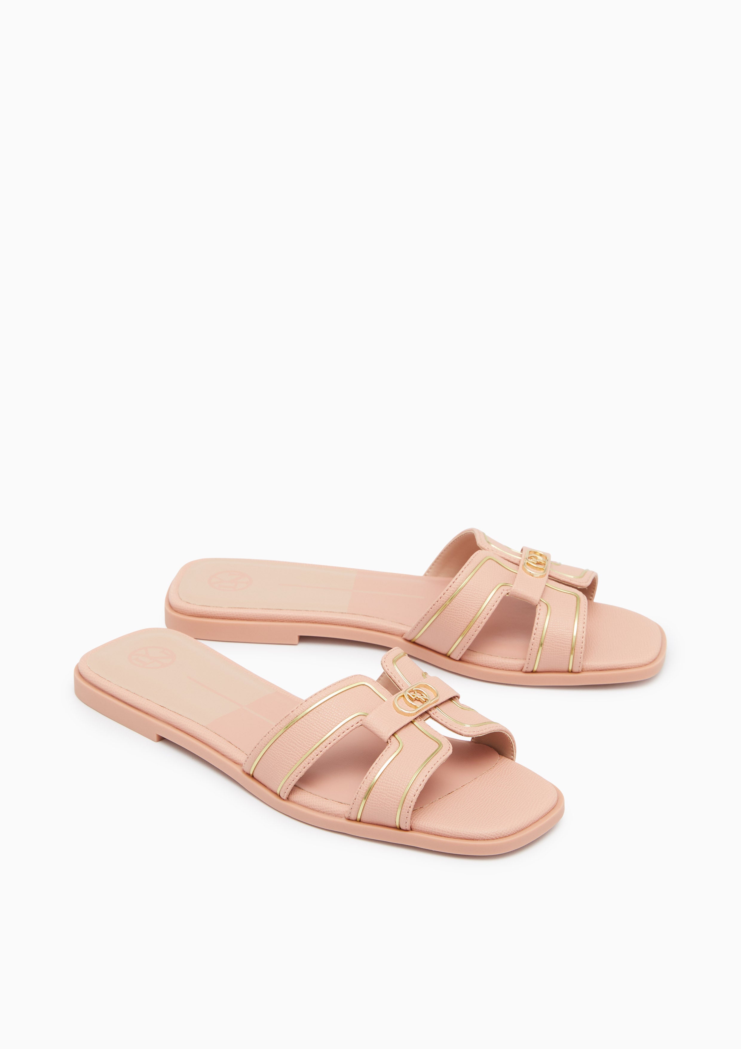 Hey Flat Sandals Nude - Lyn TH