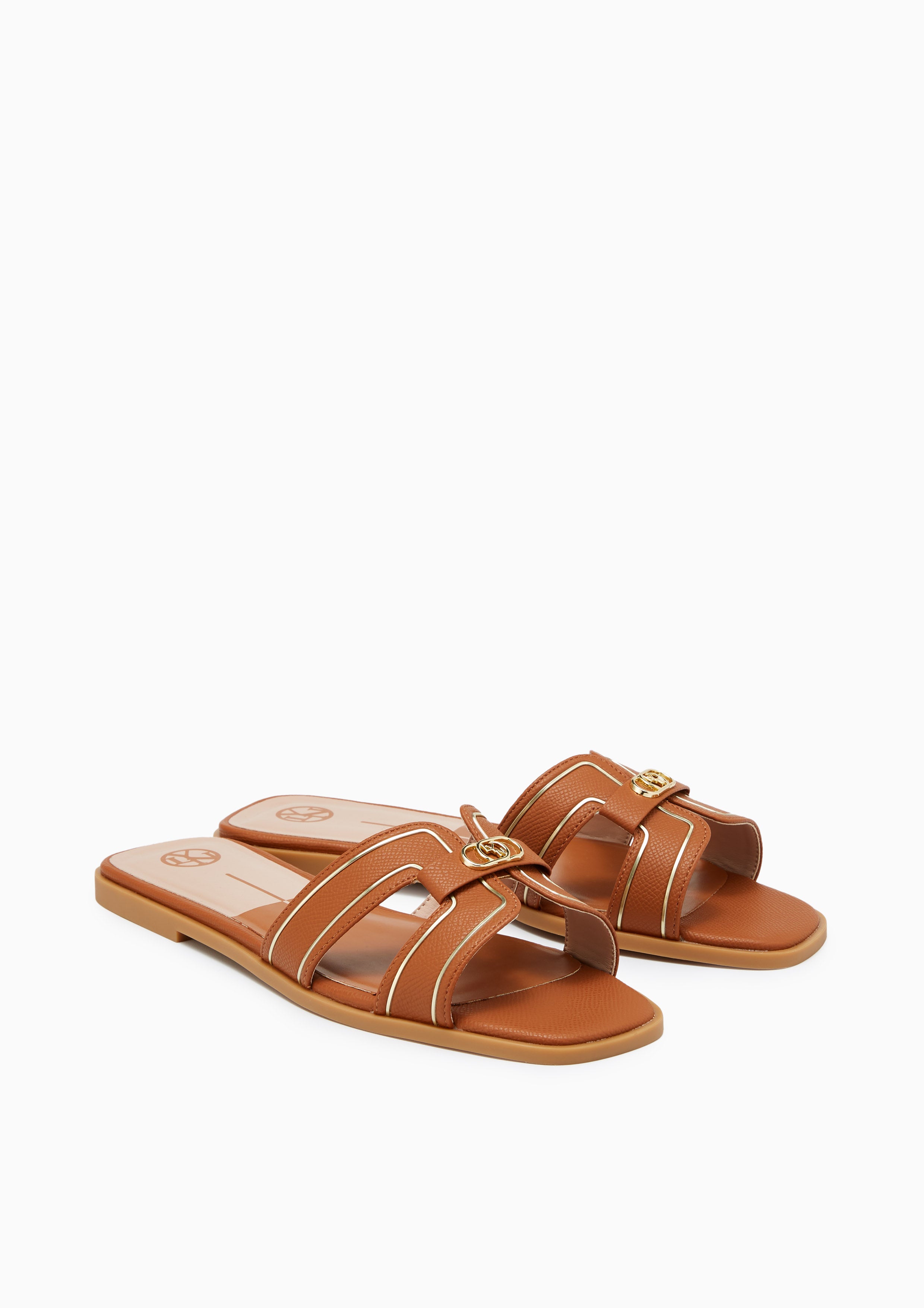 Hey Flat Sandals Brown