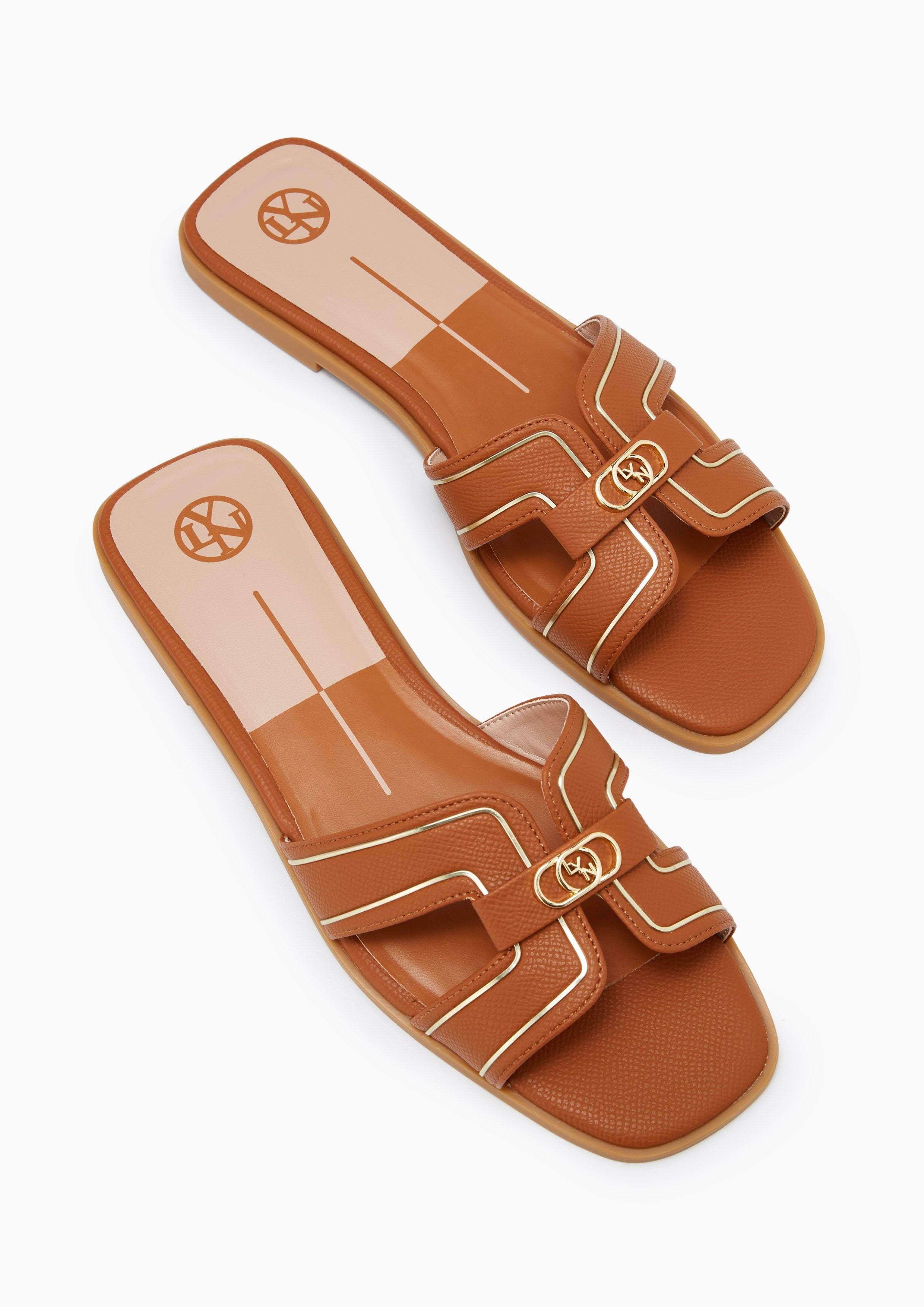 Hey Flat Sandals Brown