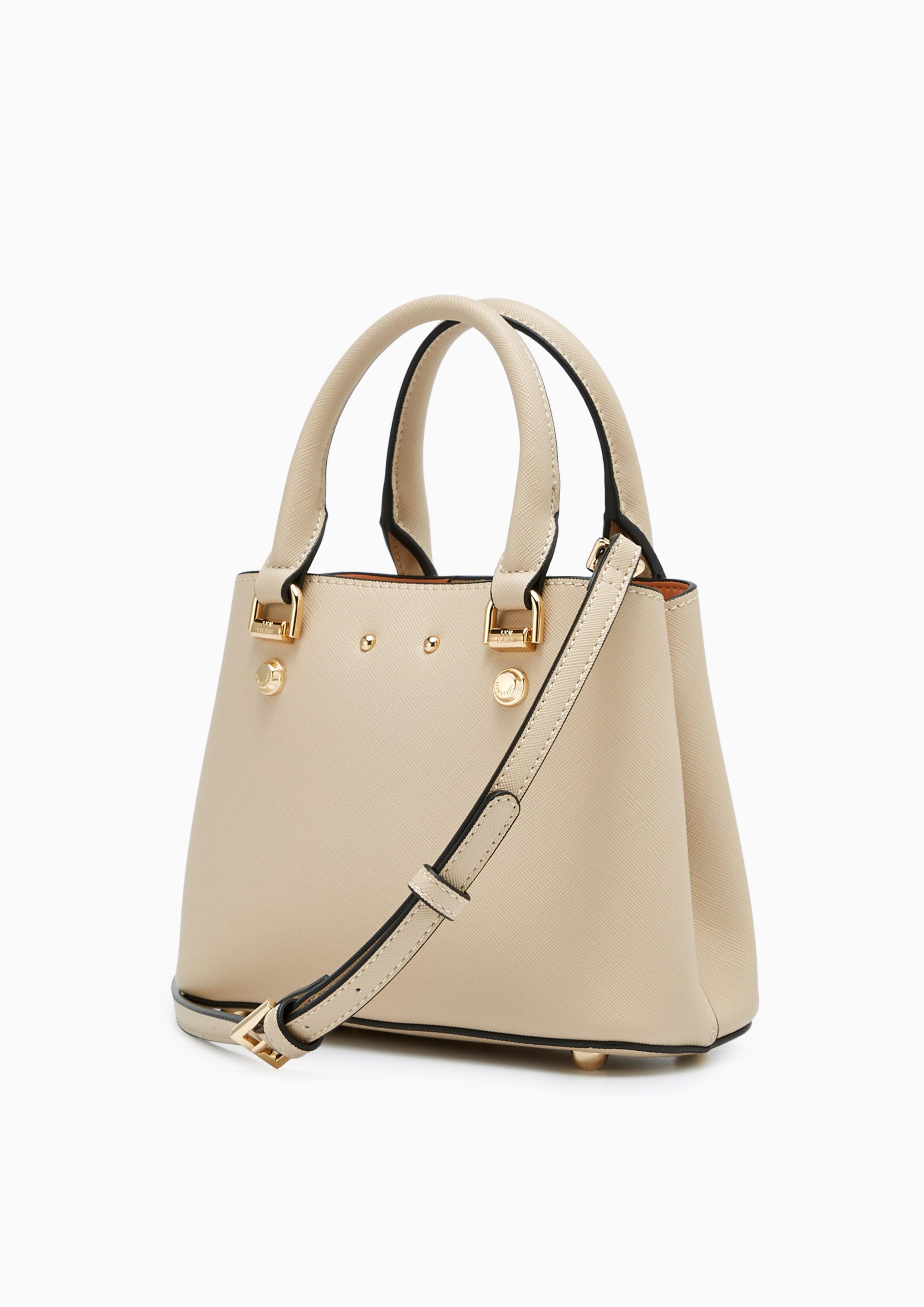 Athena Re-Edit Top Handle Bag S Beige