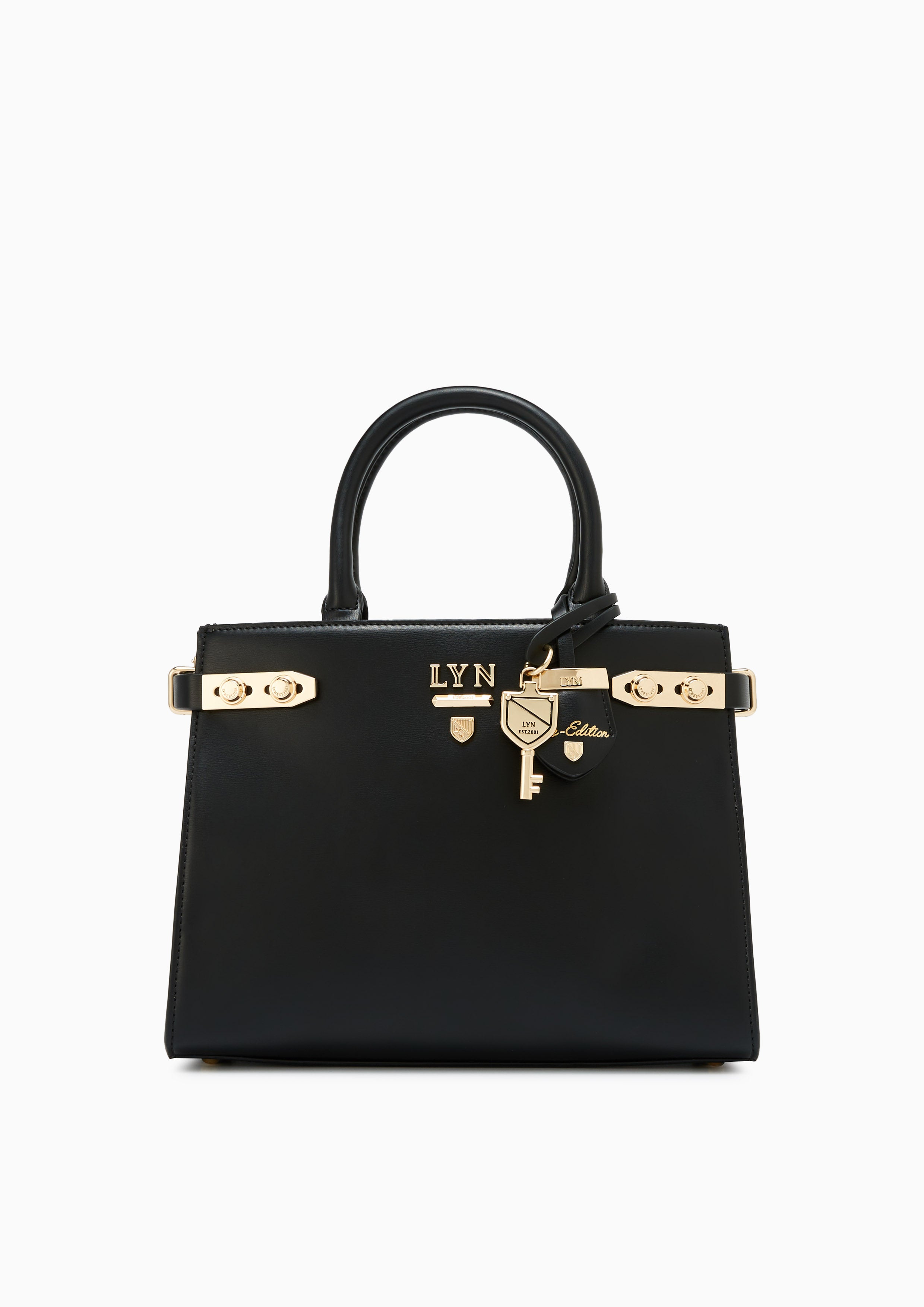 Fineness Re-Edit Top Handle Bag L Black