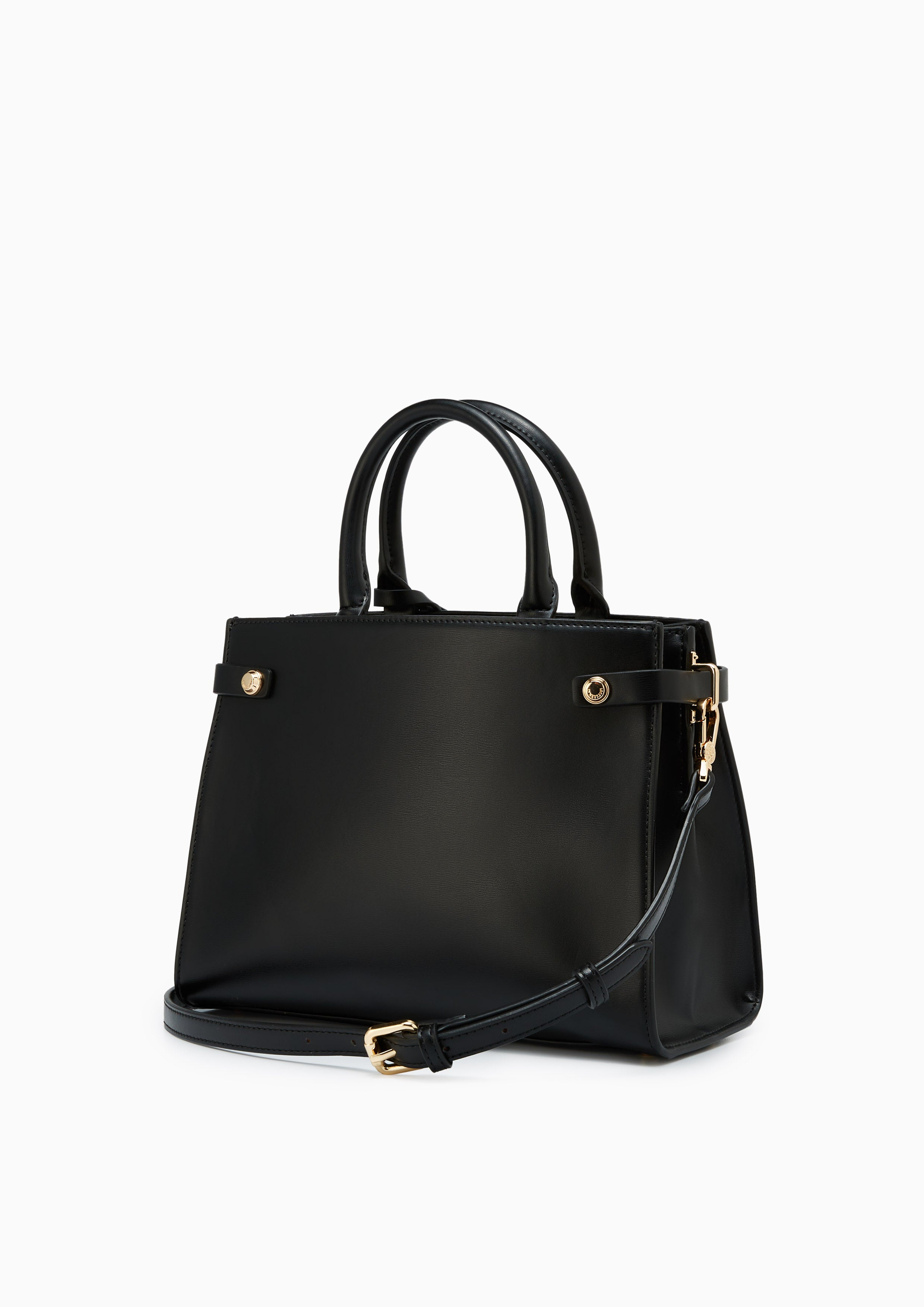 Fineness Re-Edit Top Handle Bag L Black