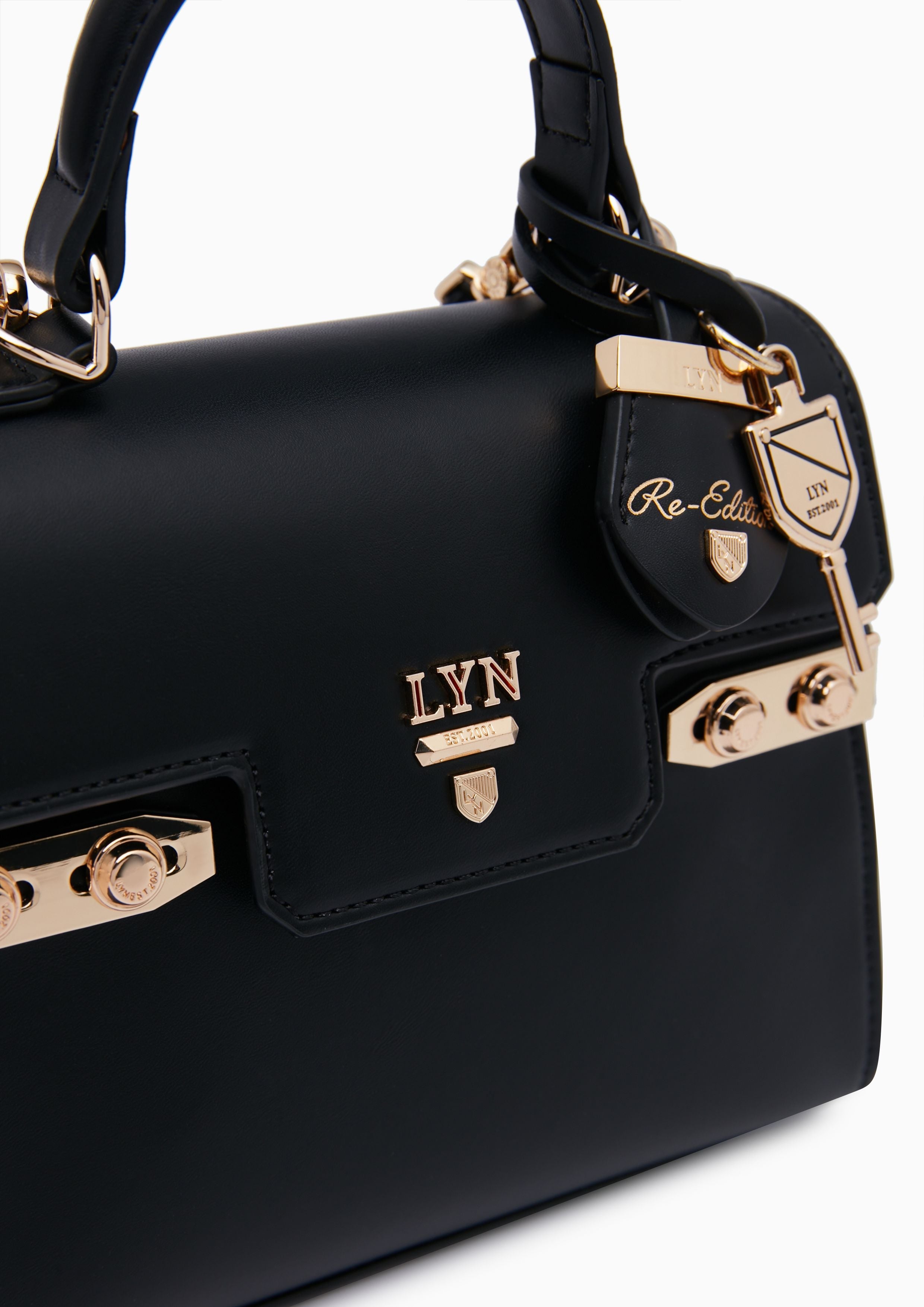 Fineness Re-Edit S Handbag Black - Lyn TH