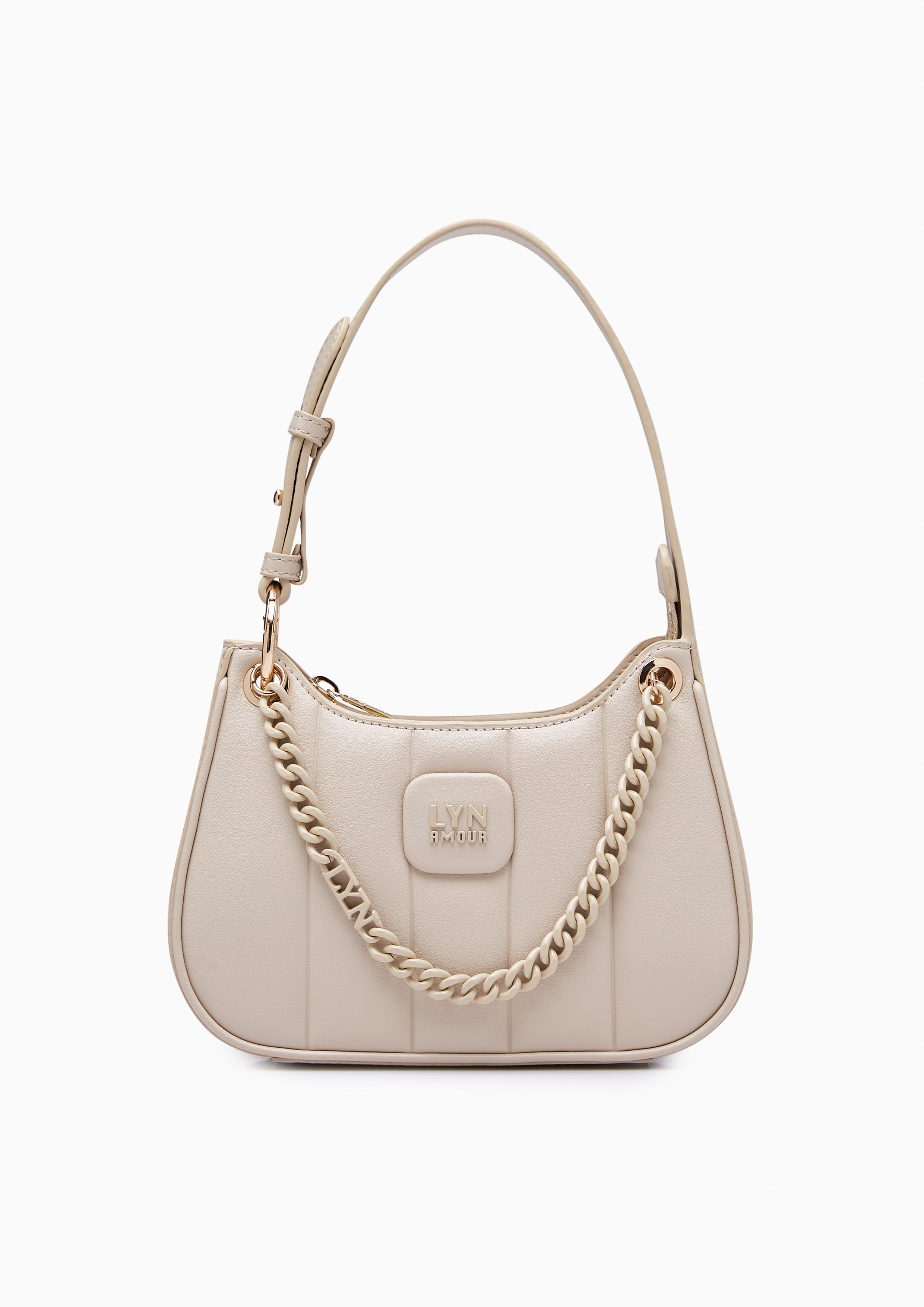 Patti Saddle Crossbody Bag Beige - Lyn TH