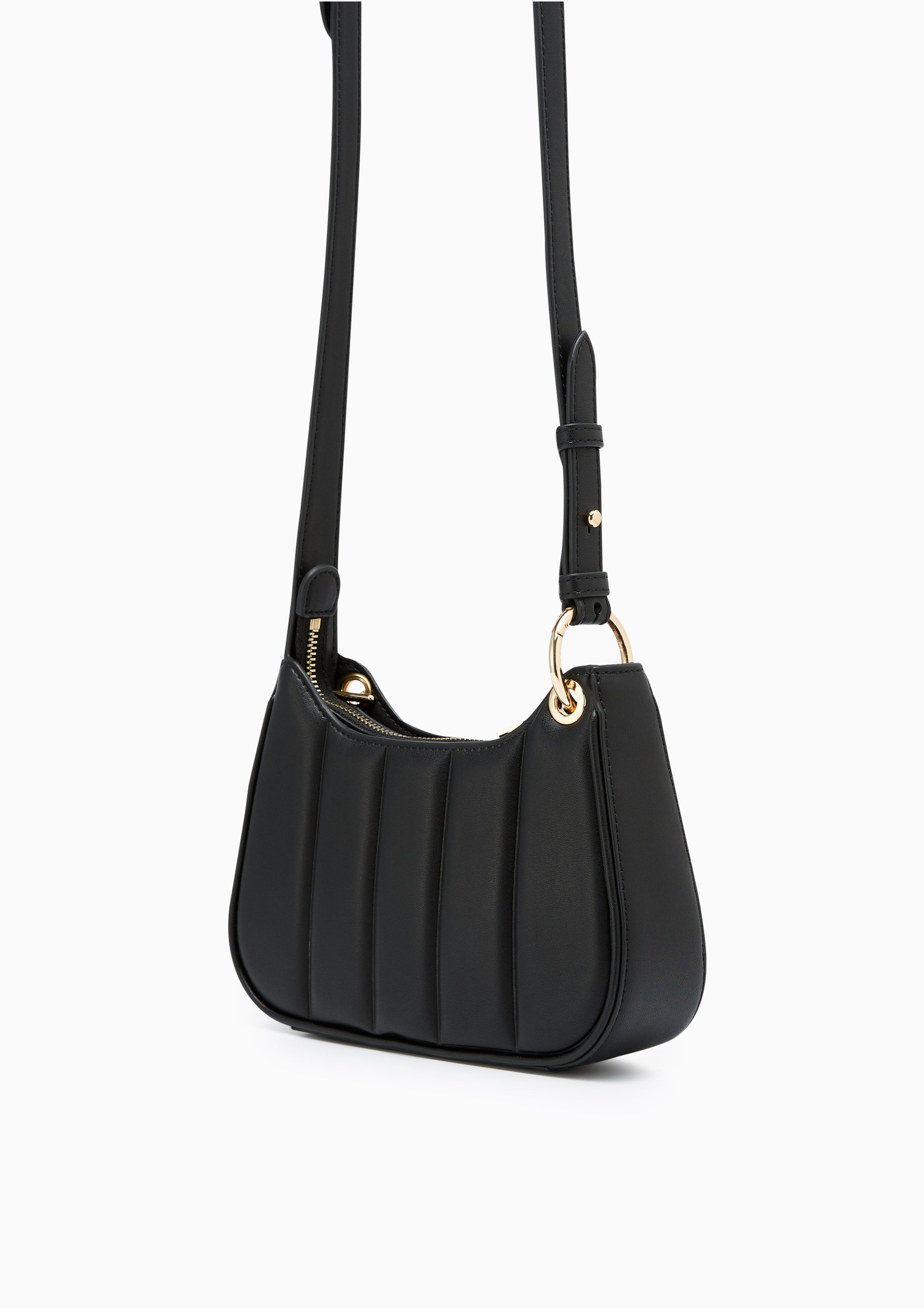 Patti Saddle Crossbody Bag Black - Lyn TH