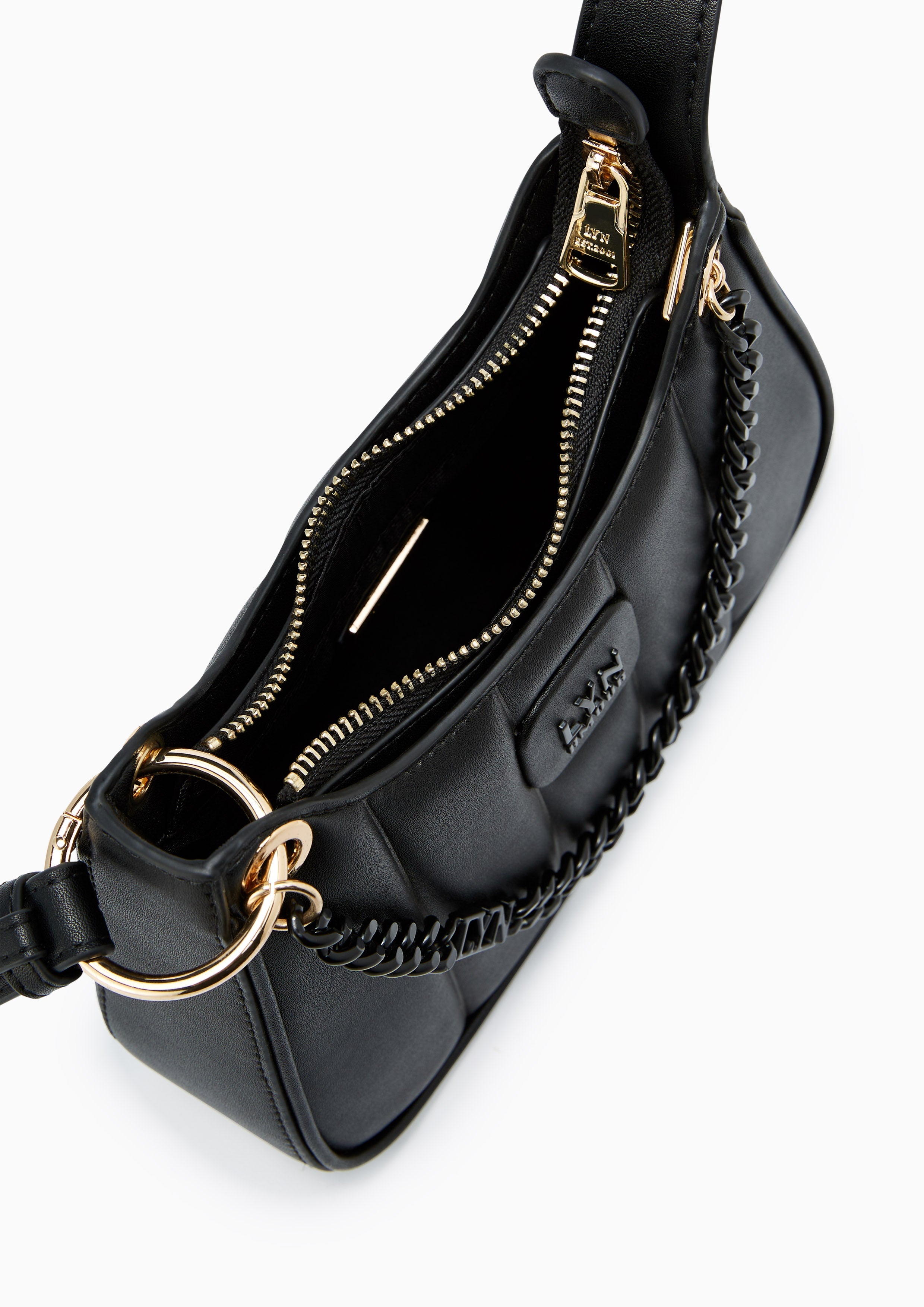 Patti Saddle Crossbody Bag Black - Lyn TH