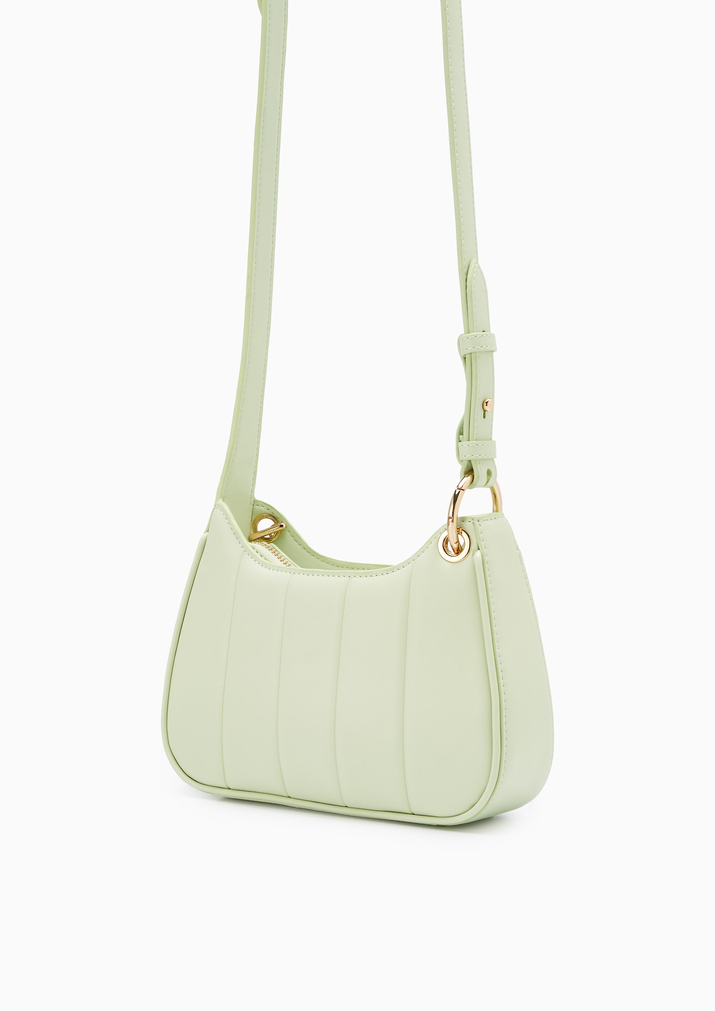 Patti Saddle Crossbody Bag Light Green - Lyn TH