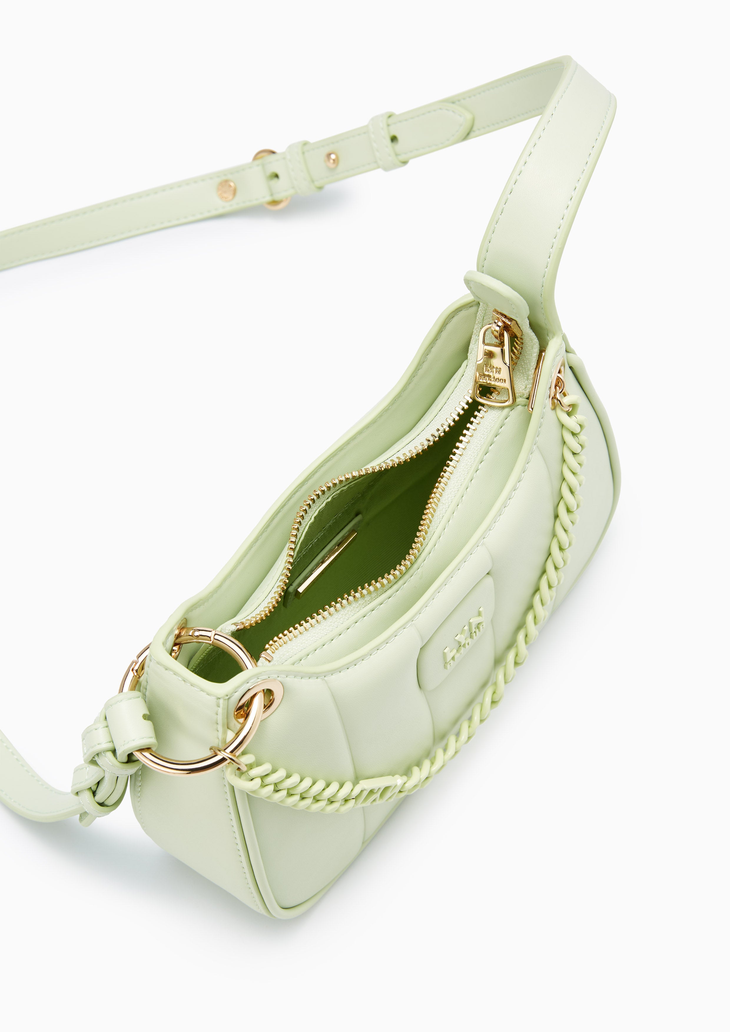 Patti Saddle Crossbody Bag Light Green - Lyn TH