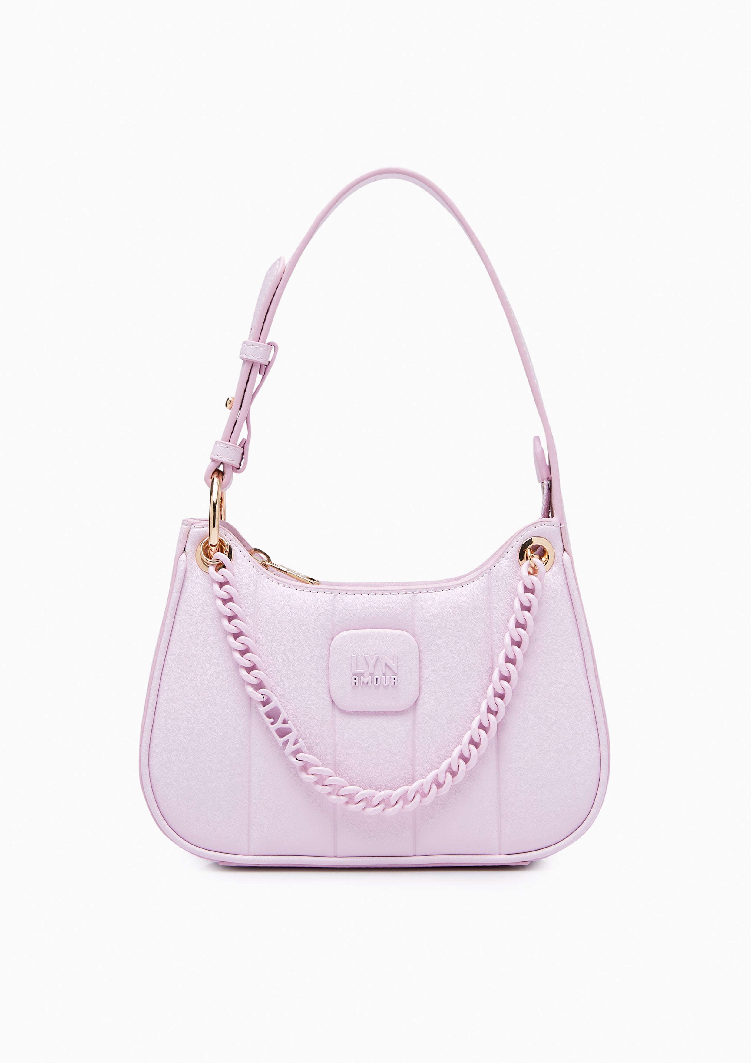 Patti Saddle Crossbody Bag Light Pink - Lyn TH