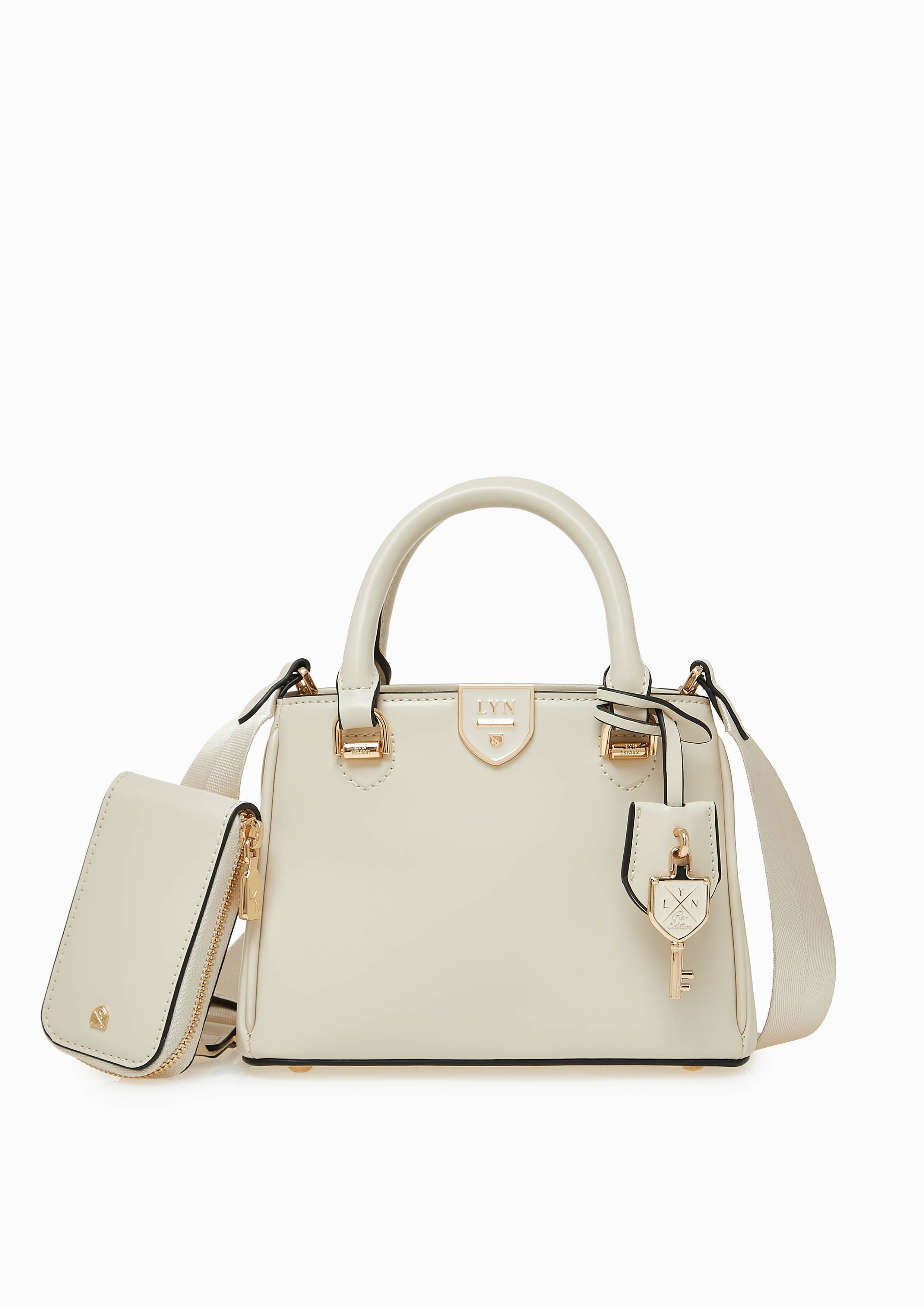 Astraea Top Handle S Top Handle Bag Beige - Lyn TH