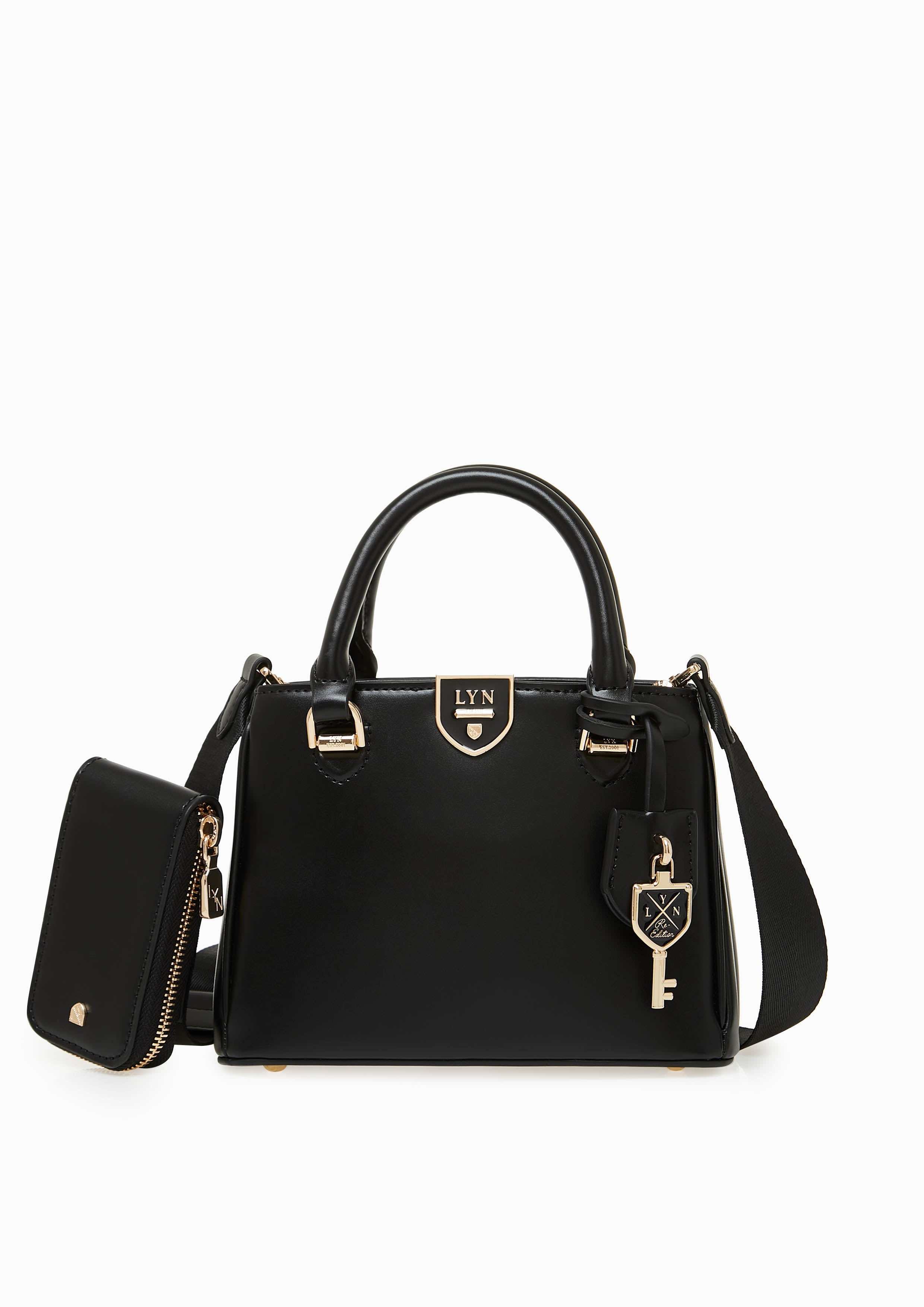 Astraea Top Handle S Top Handle Bag Black - Lyn TH