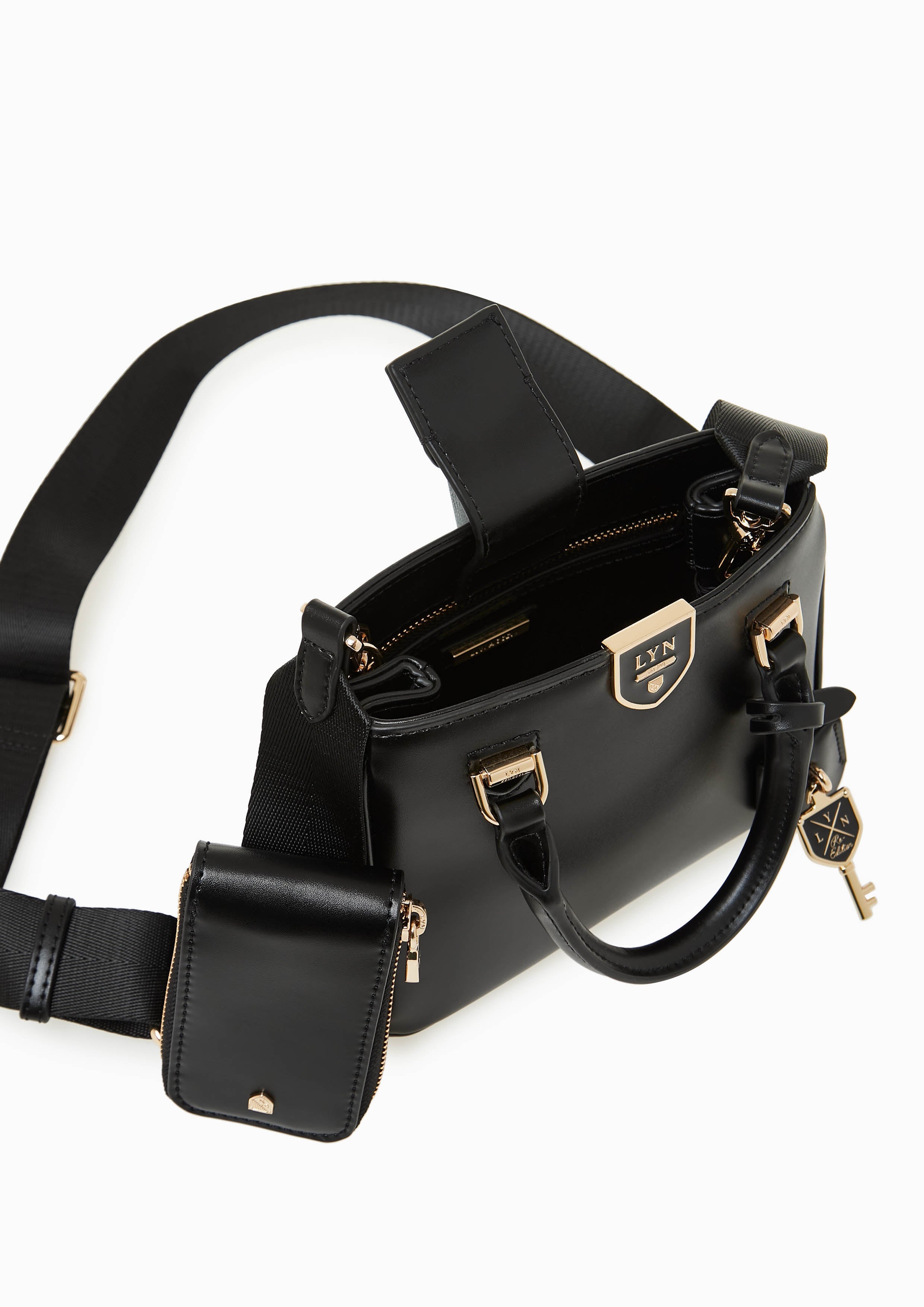 Astraea Top Handle S Top Handle Bag Black - Lyn TH