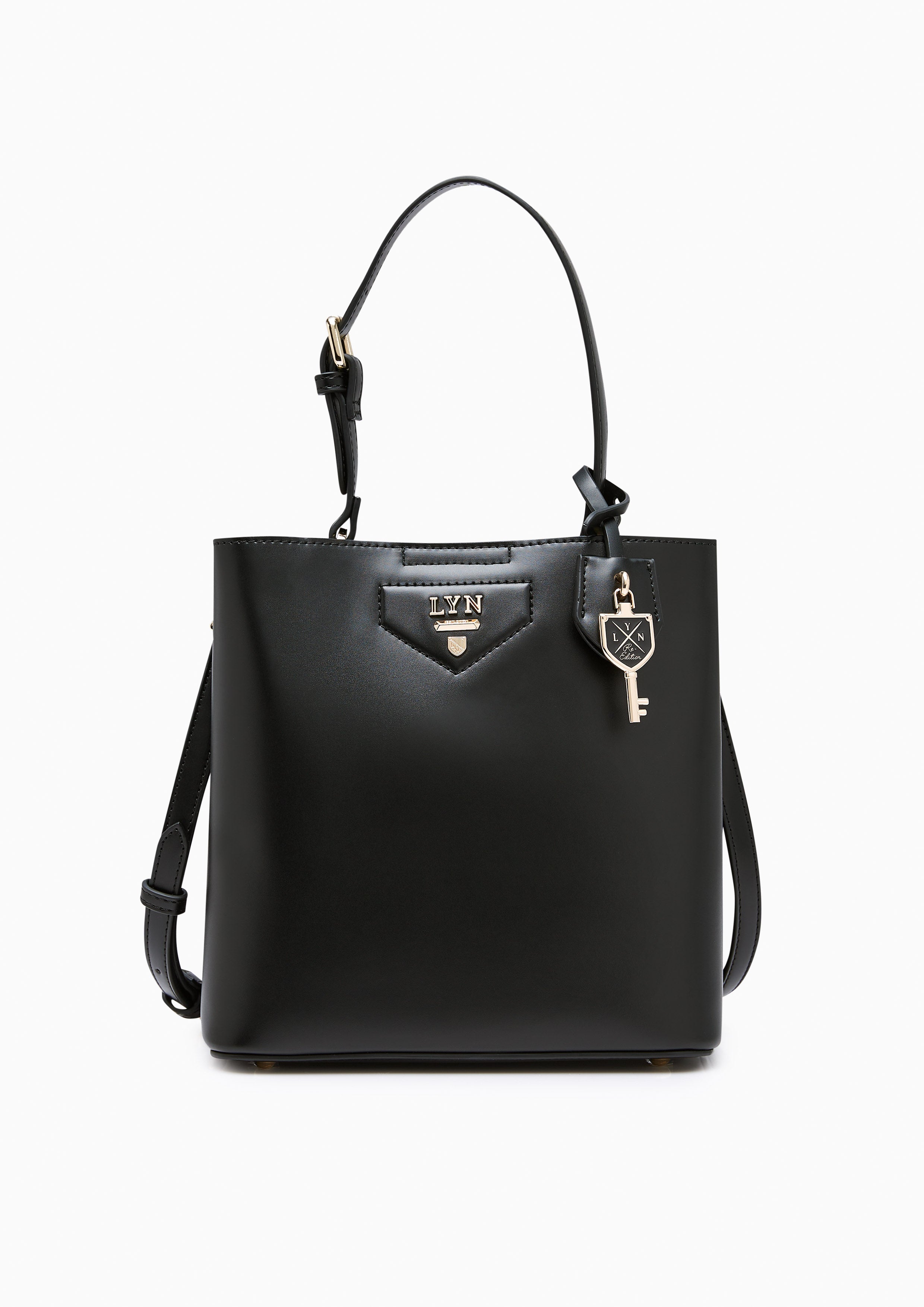 Astraea Bucket M Bucket Bag Black - Lyn TH