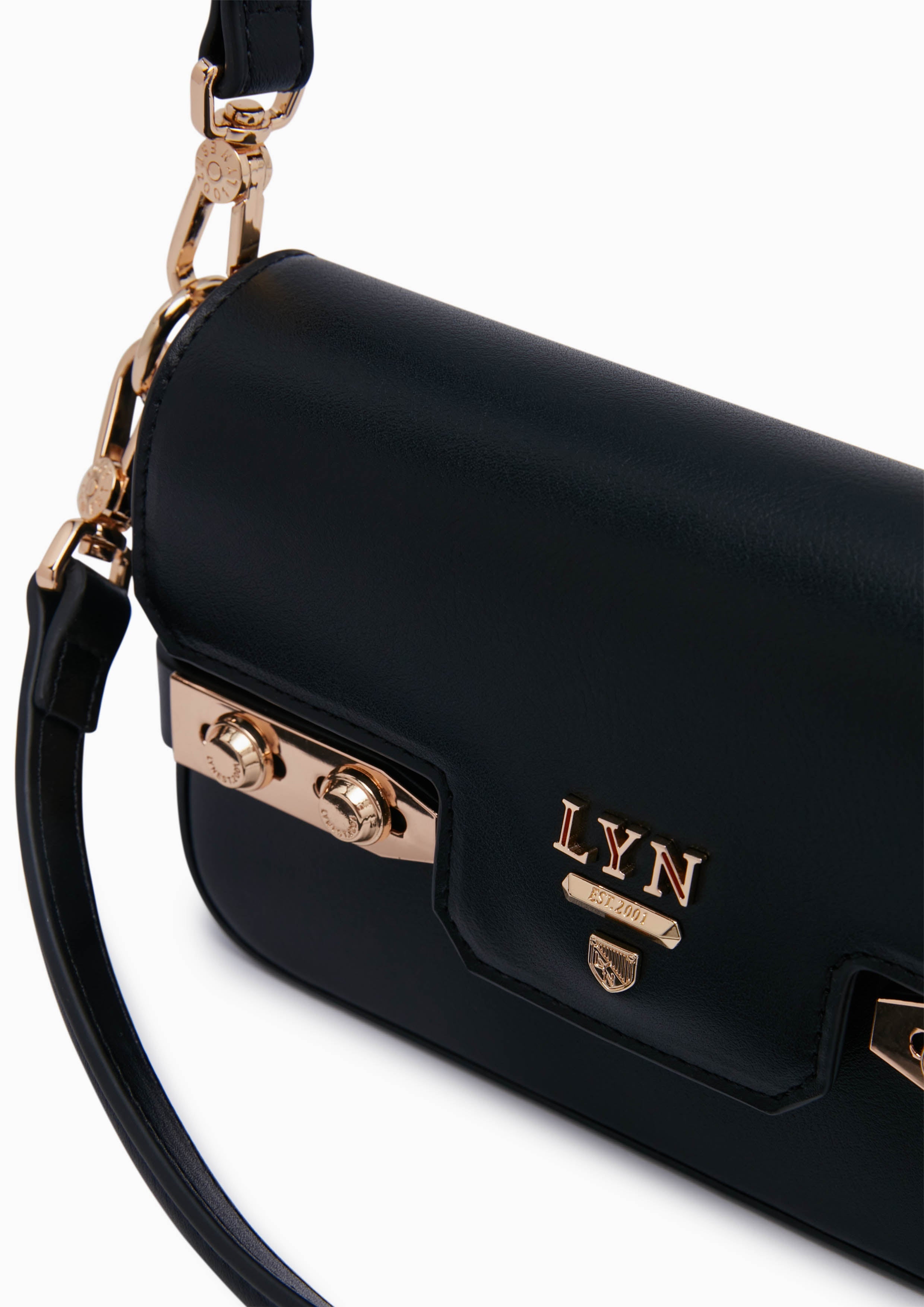 Fineness III Mini Crossbody Bag Black - Lyn TH