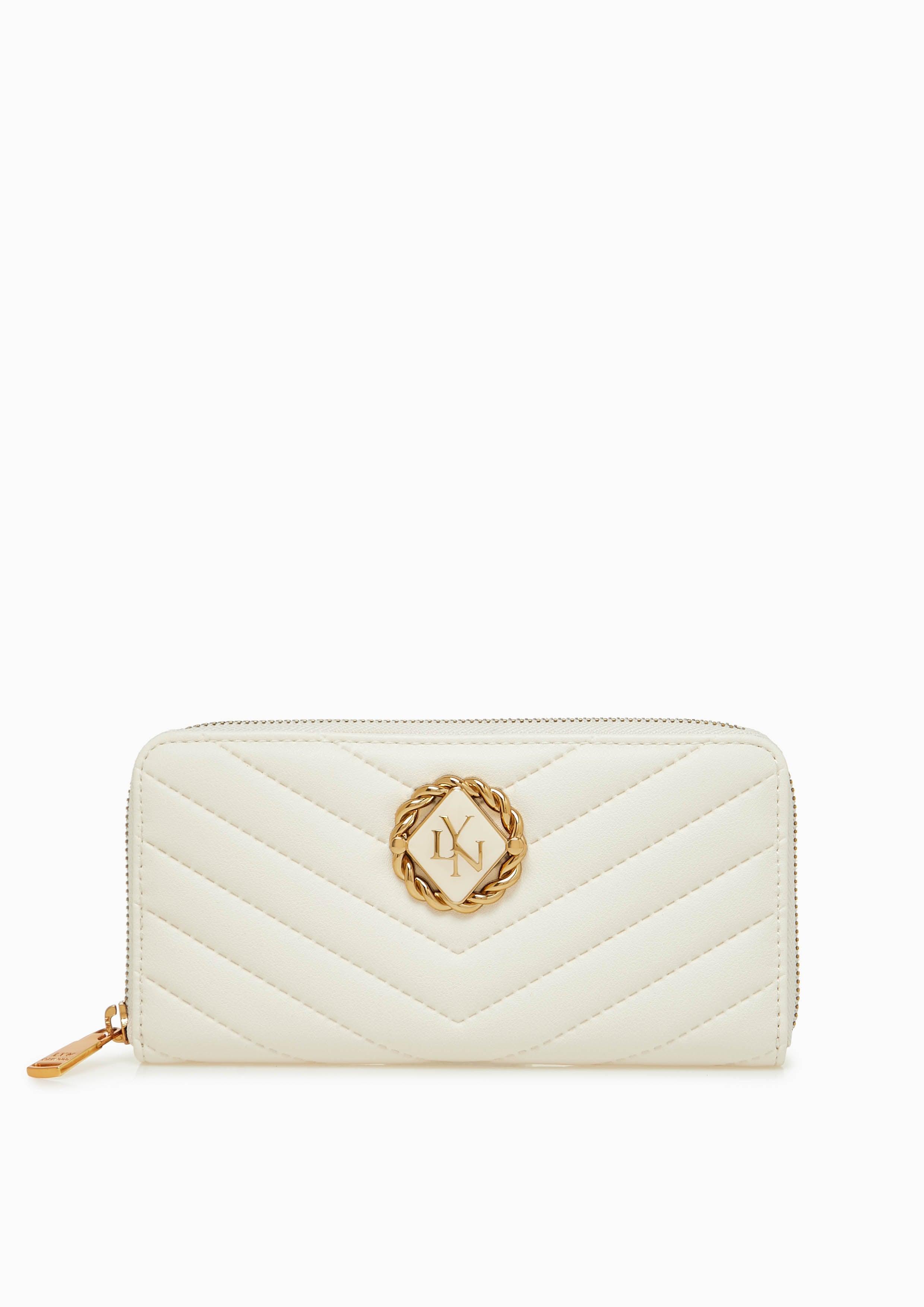 Sesia Long Wallet Ivory - Lyn TH