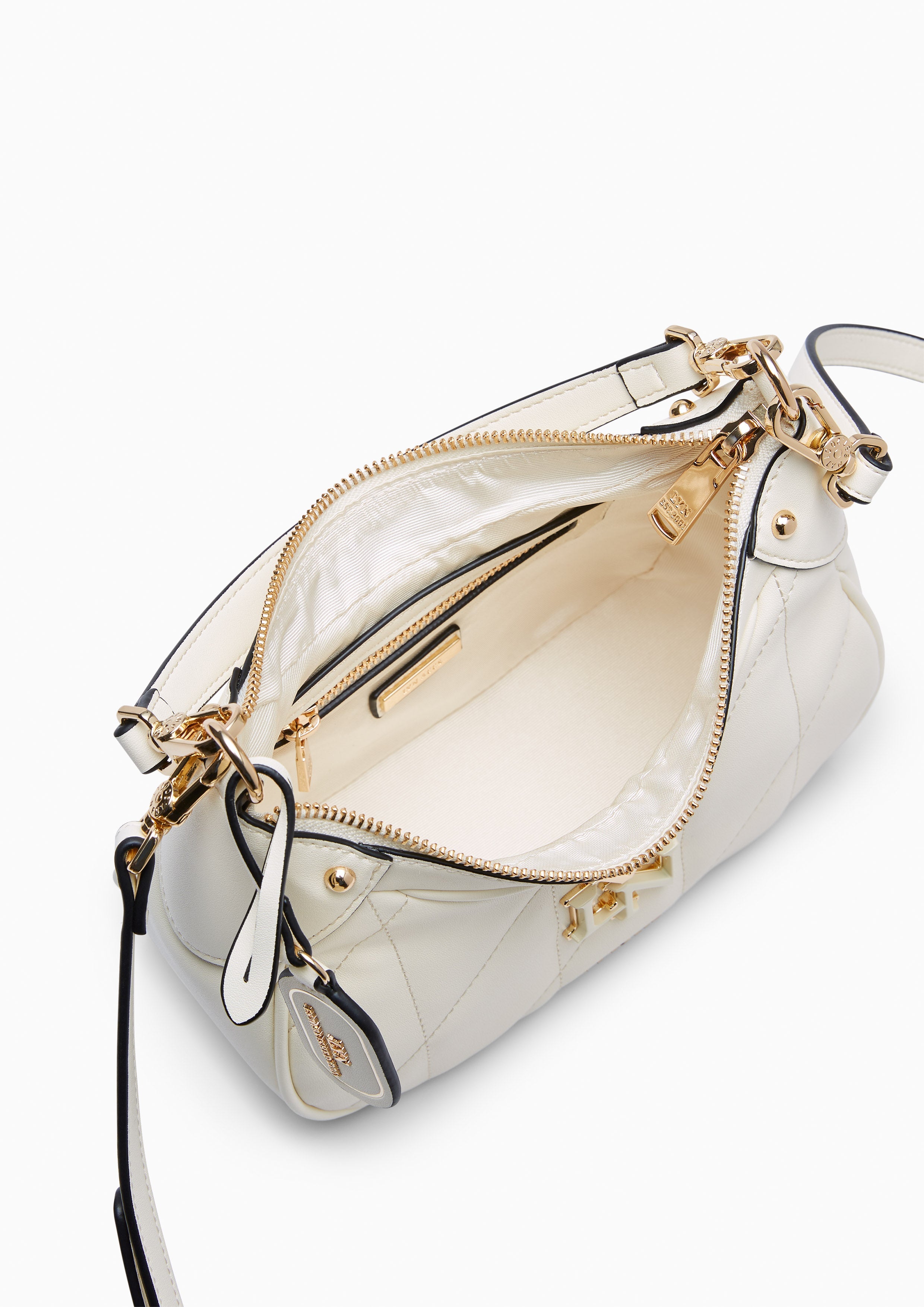 Gaston S Shoulder Bag Ivory - Lyn TH