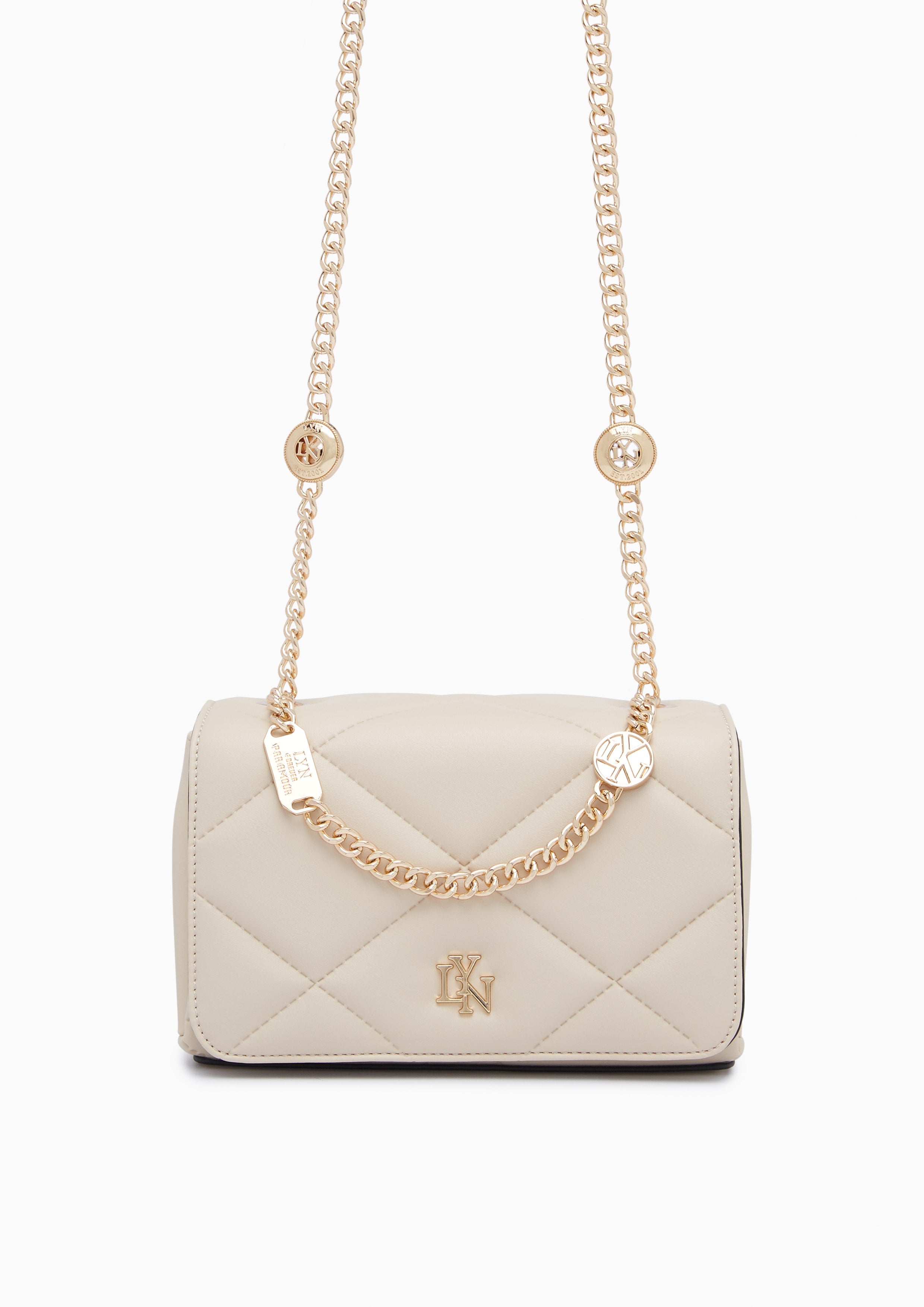 Dani S Crossbody Bag Beige - Lyn TH