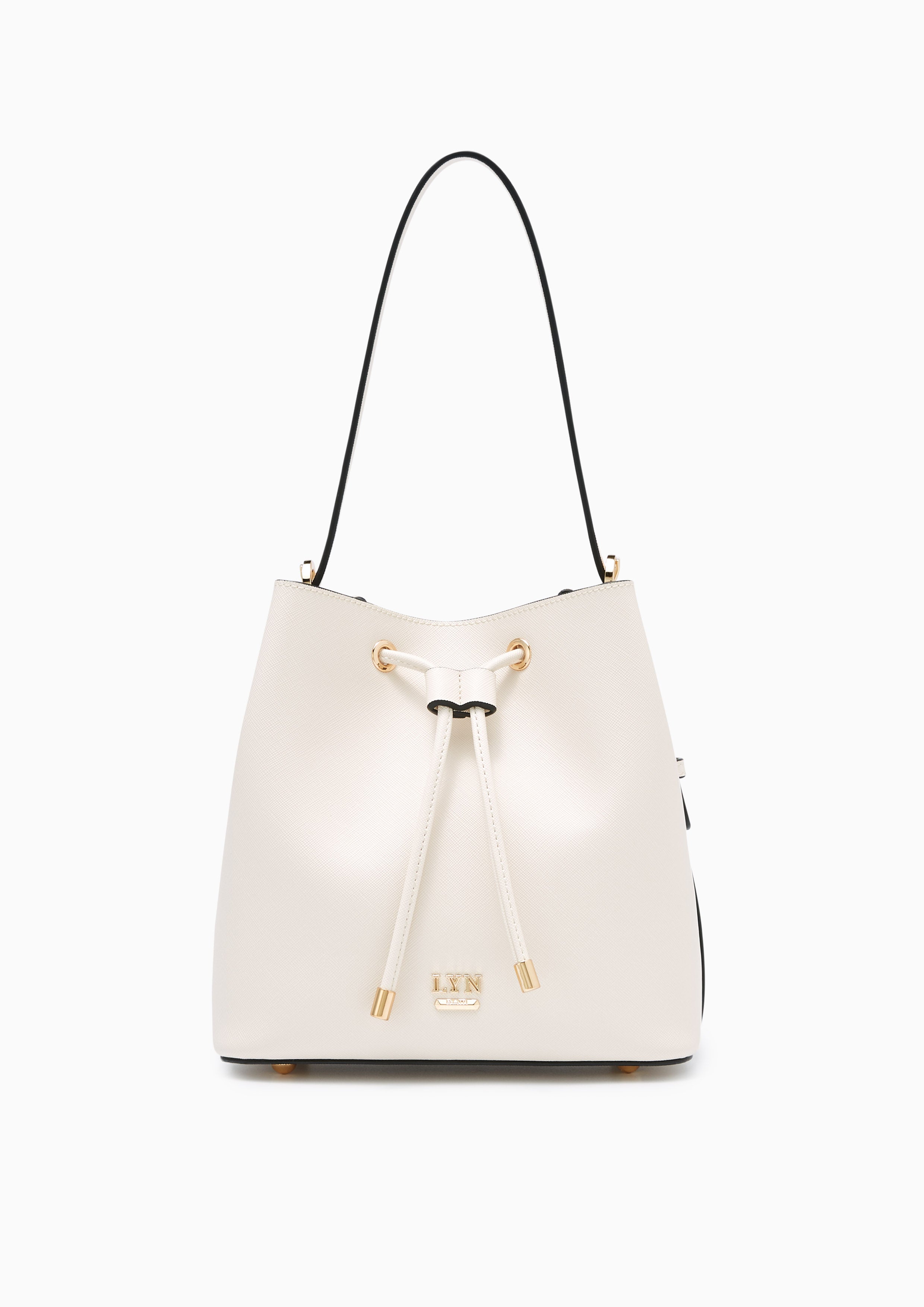 Gareth II Bucket Bag Beige - Lyn TH