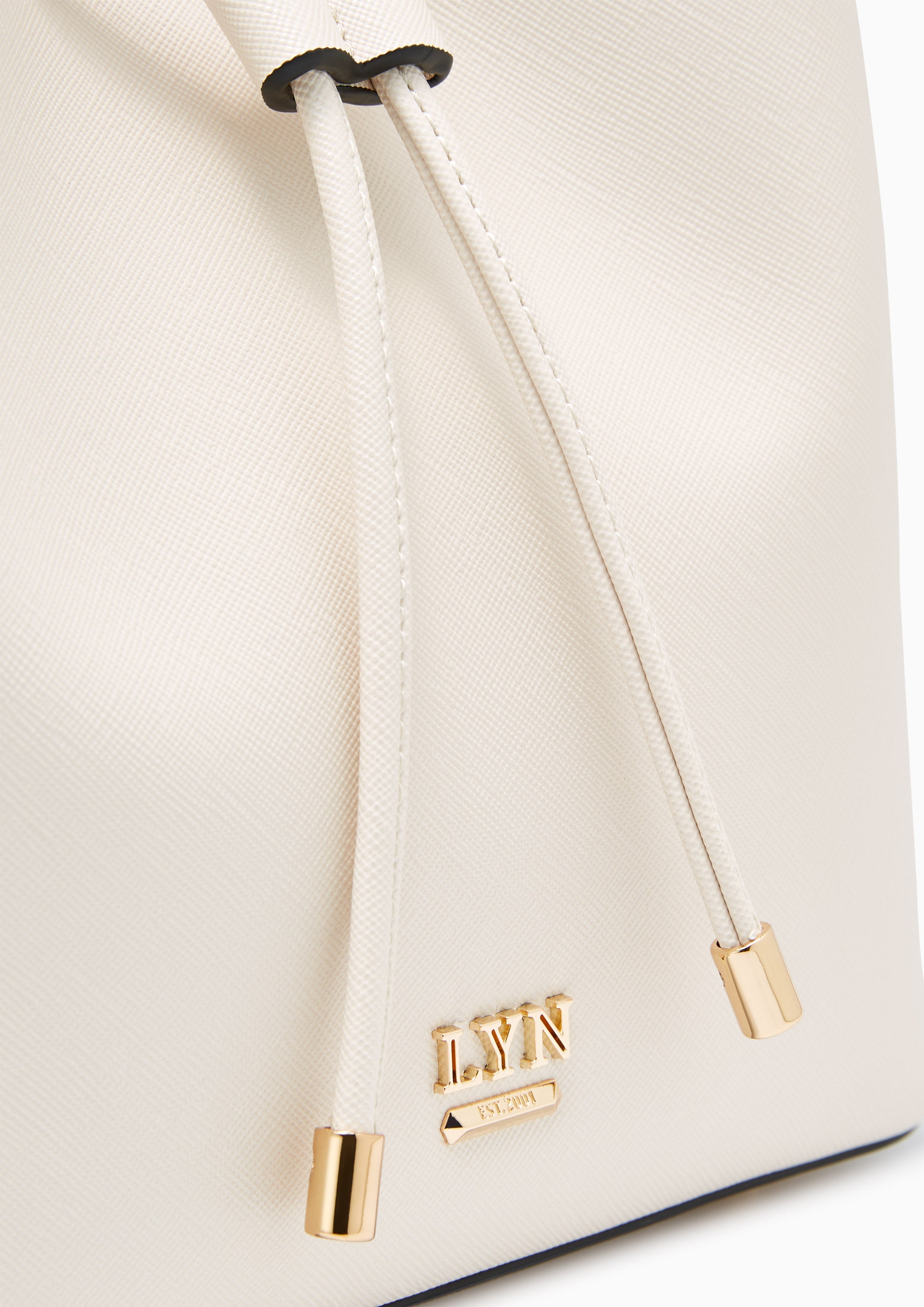 Gareth II Bucket Bag Beige - Lyn TH