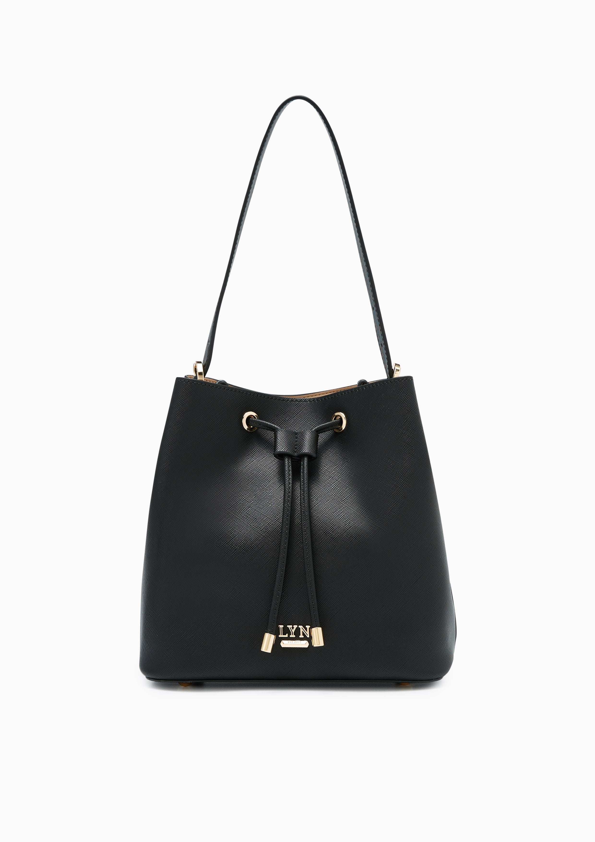 Gareth II Bucket Bag Black - Lyn TH