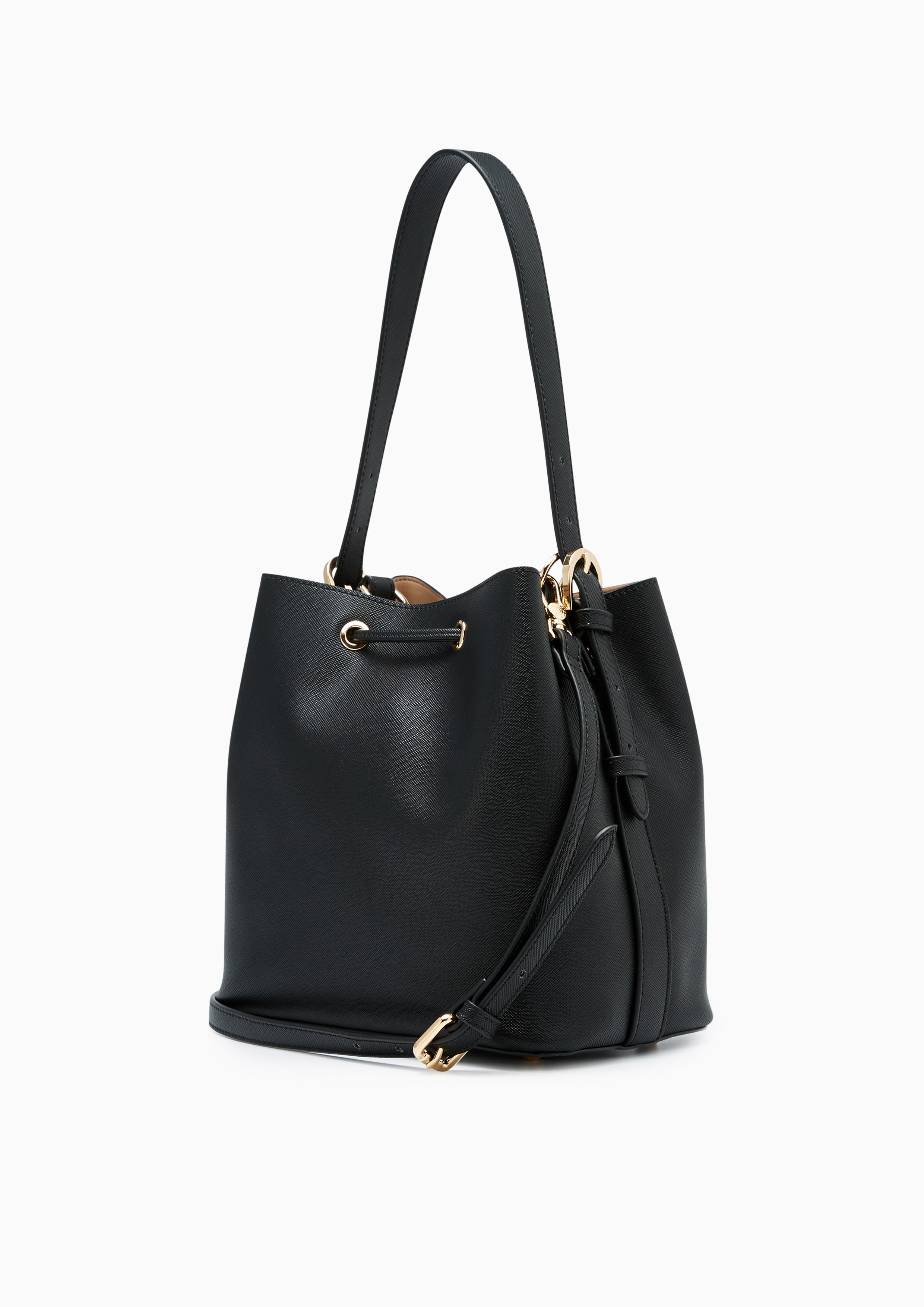 Gareth II Bucket Bag Black - Lyn TH