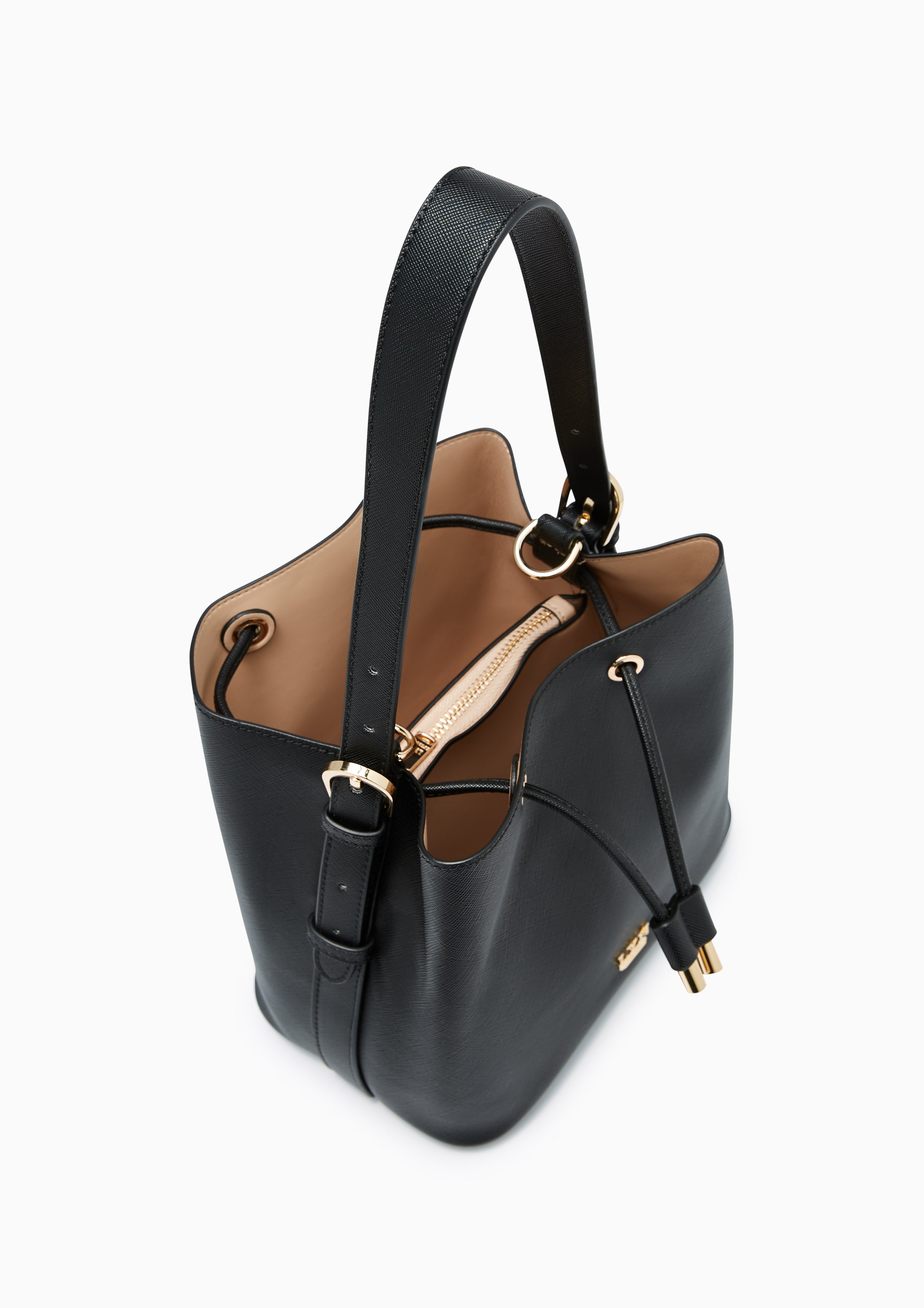 Gareth II Bucket Bag Black - Lyn TH