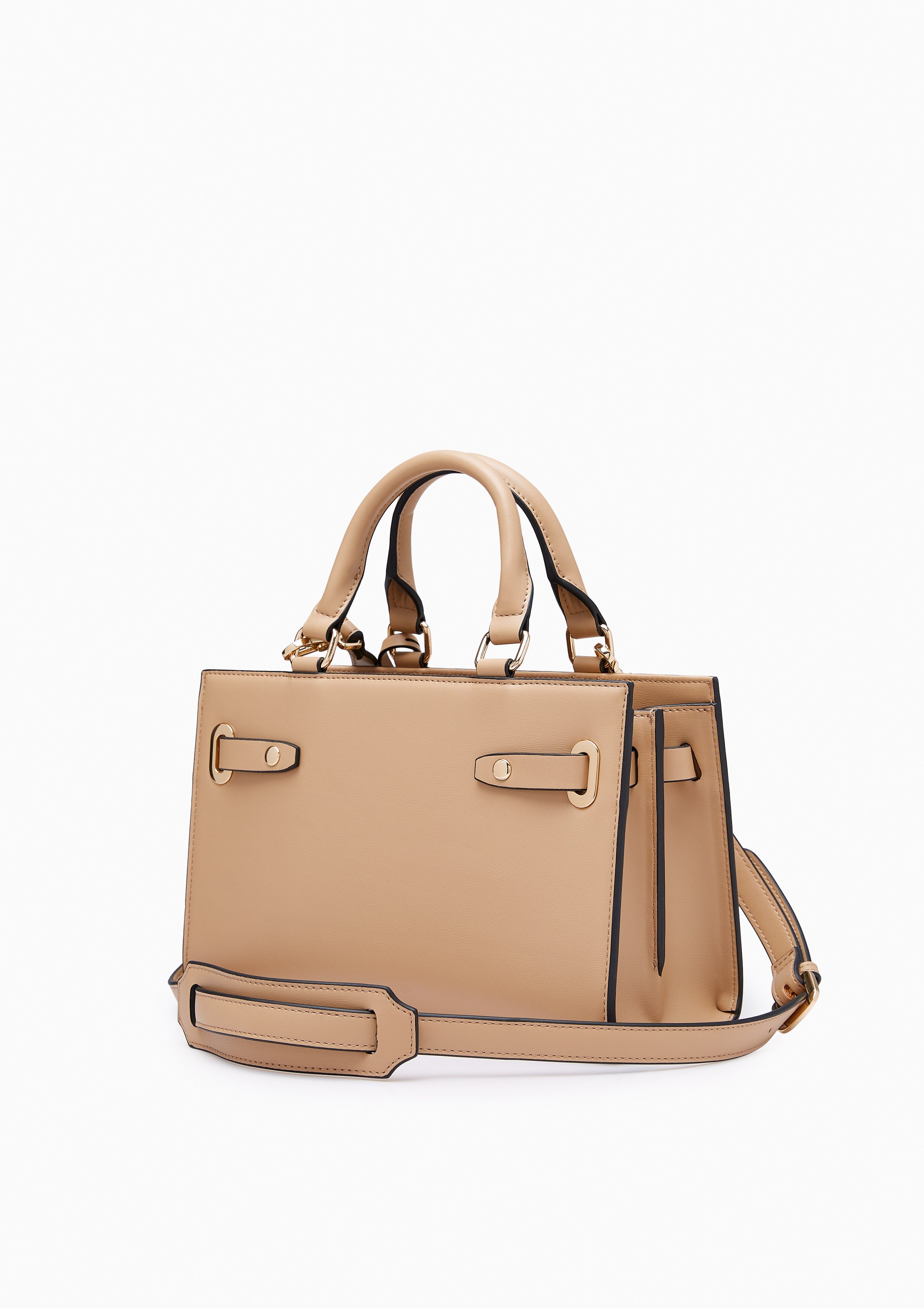 Raff M Crossbody Bag Beige - Lyn TH