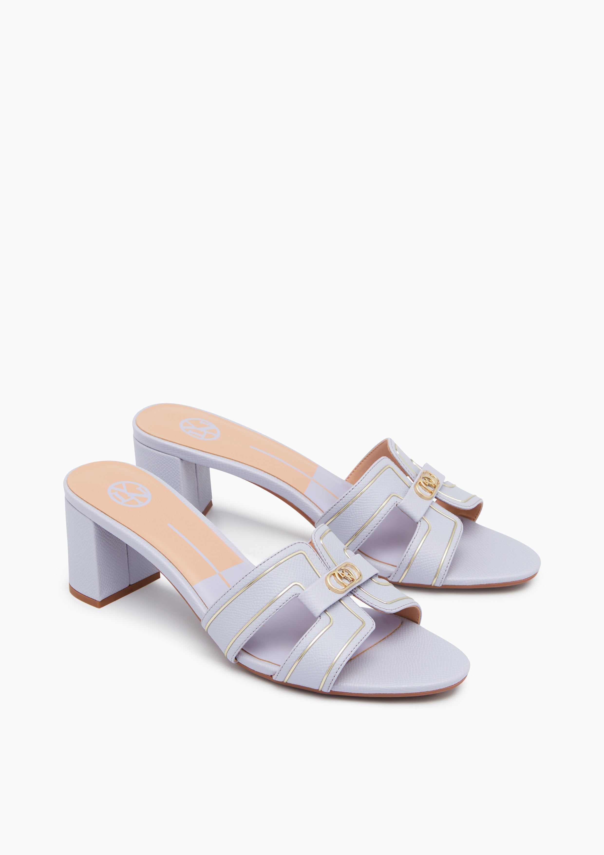 Hey Mid Heel Sandals Ivory - Lyn TH