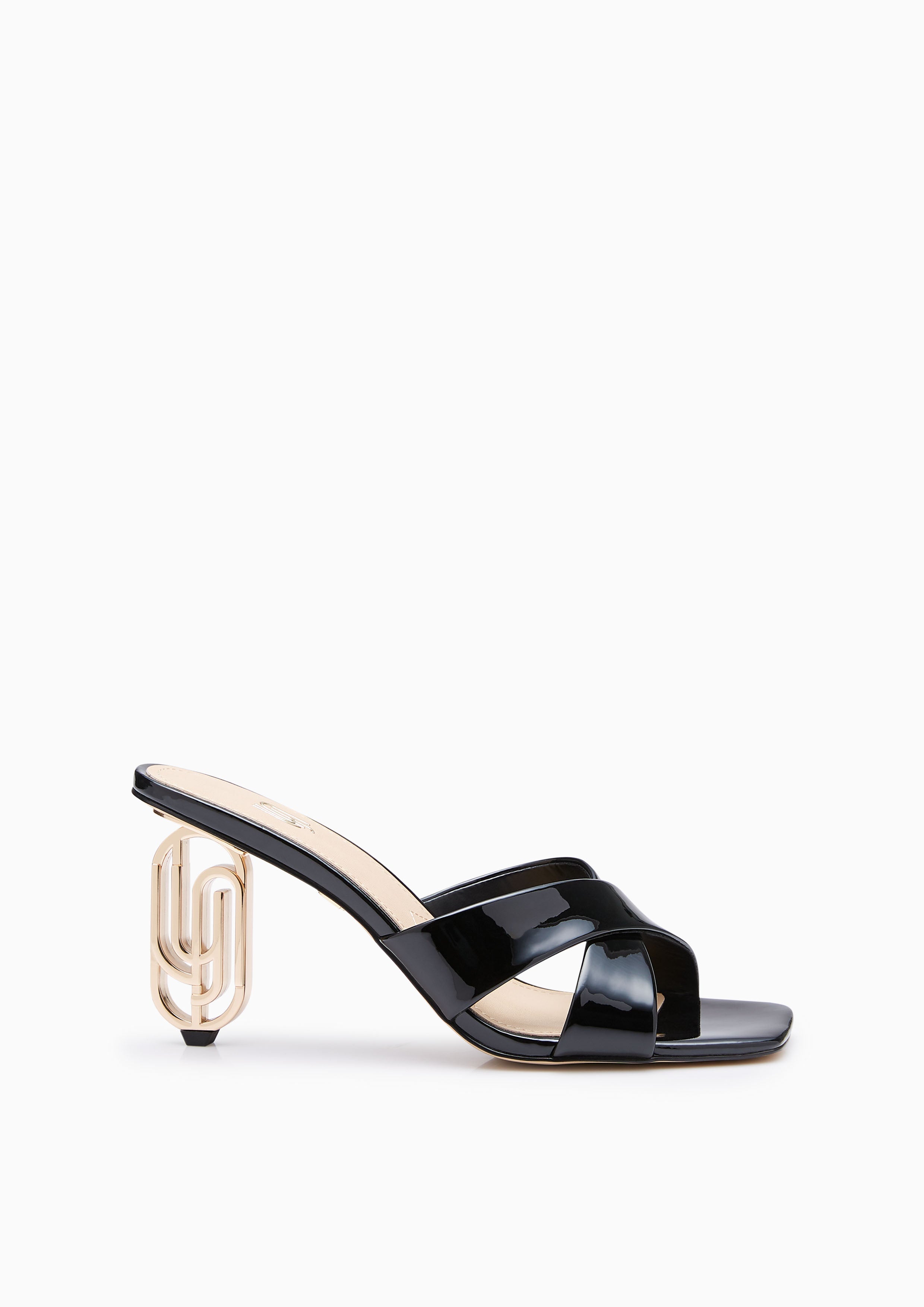 Iberry Infinite Mid Heel Sandals Black - Lyn TH