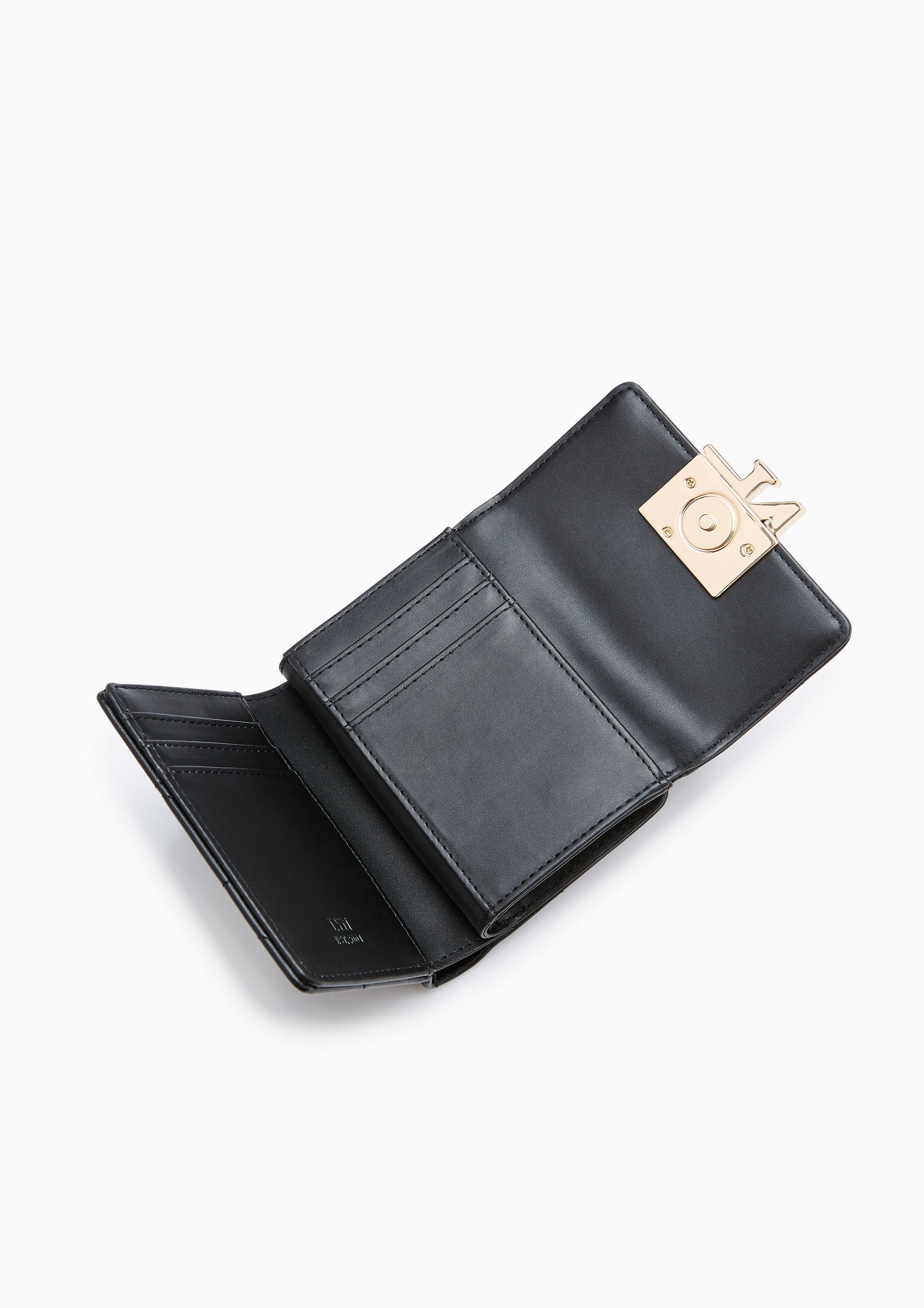 Gaston Short Wallet Black - Lyn TH