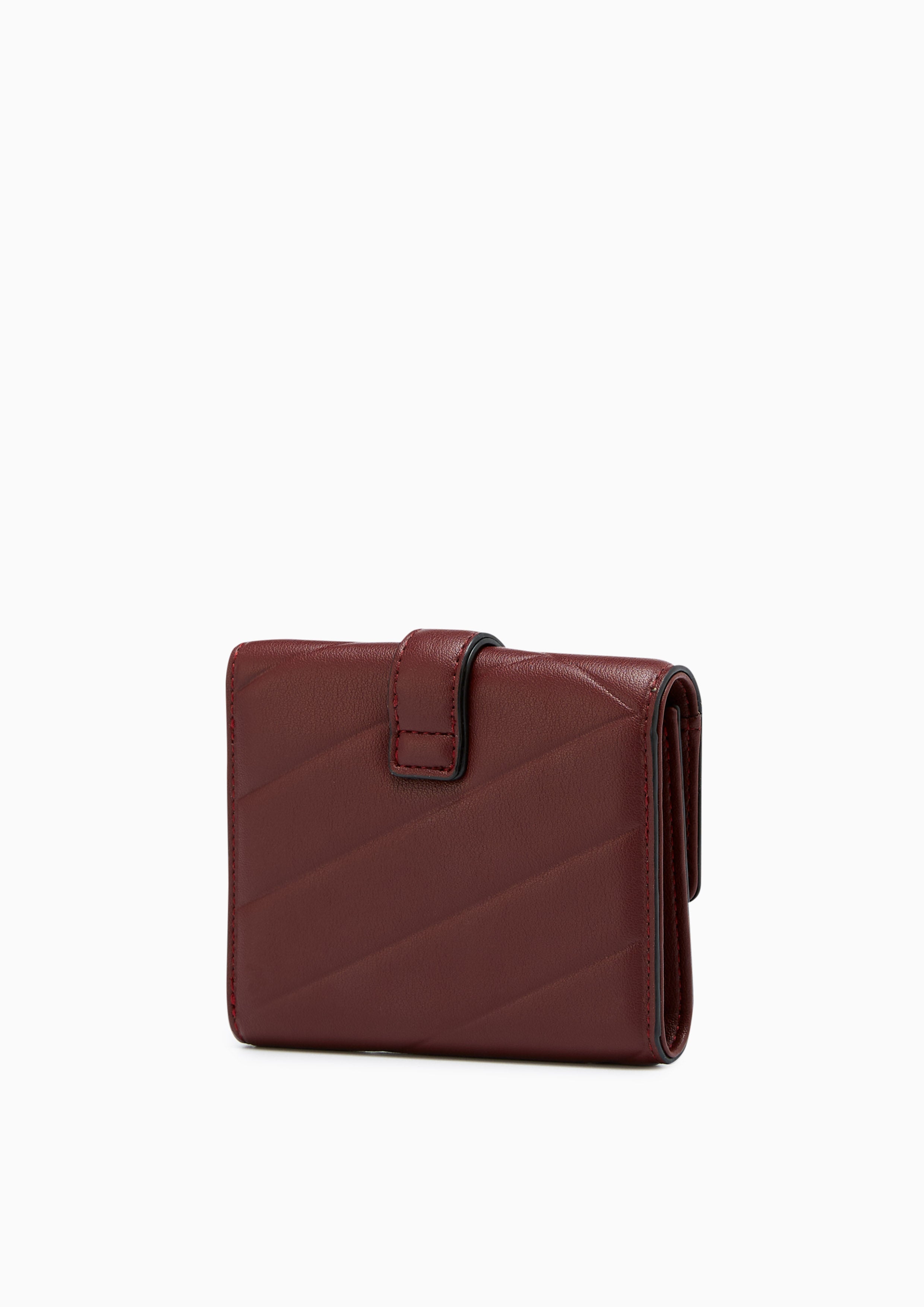 Mova Short Wallet Dark Red