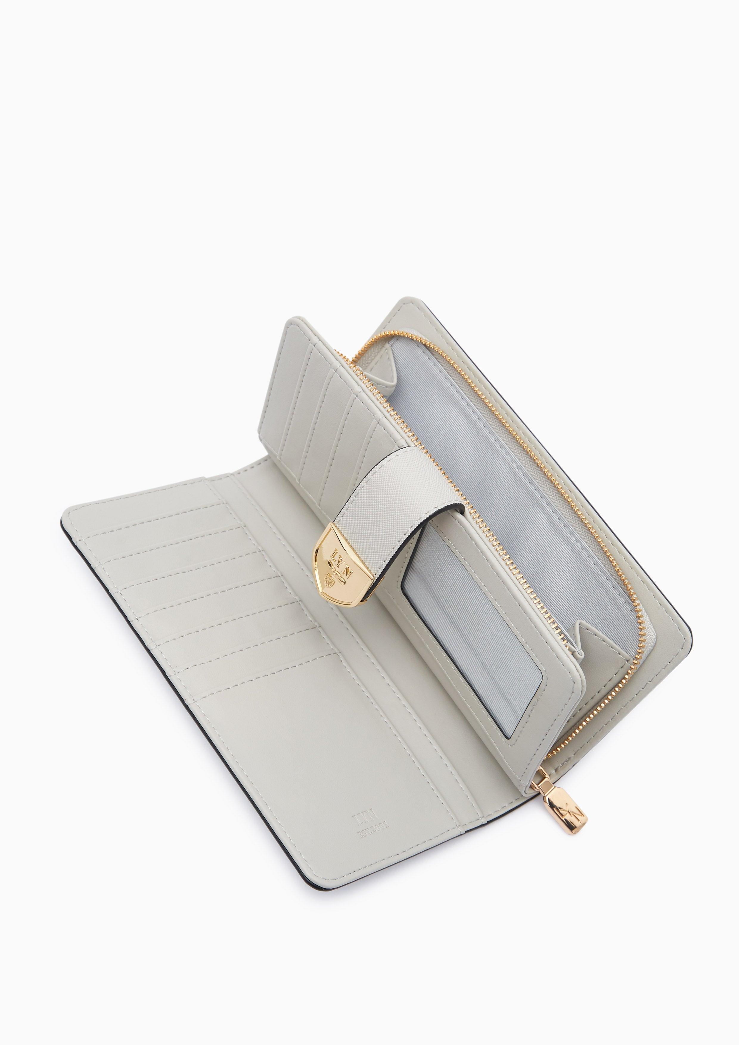 Athella Metal Long Wallet Light Grey - Lyn TH