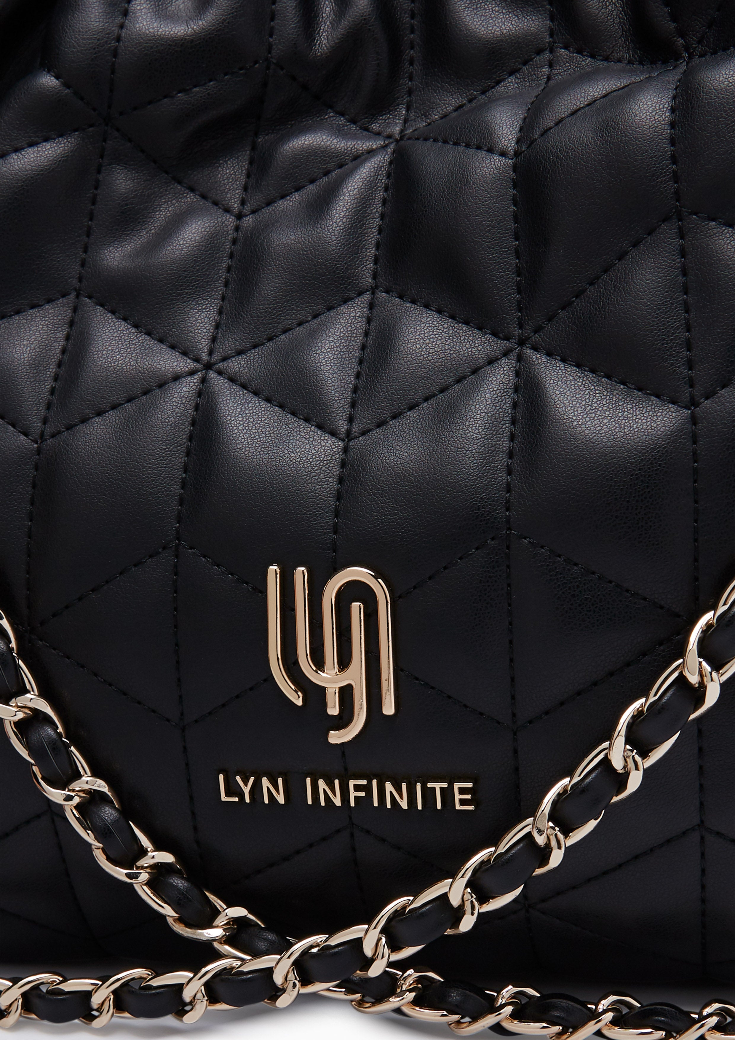 Monet Shoulder Infinite L Shoulder Bag Black - Lyn TH