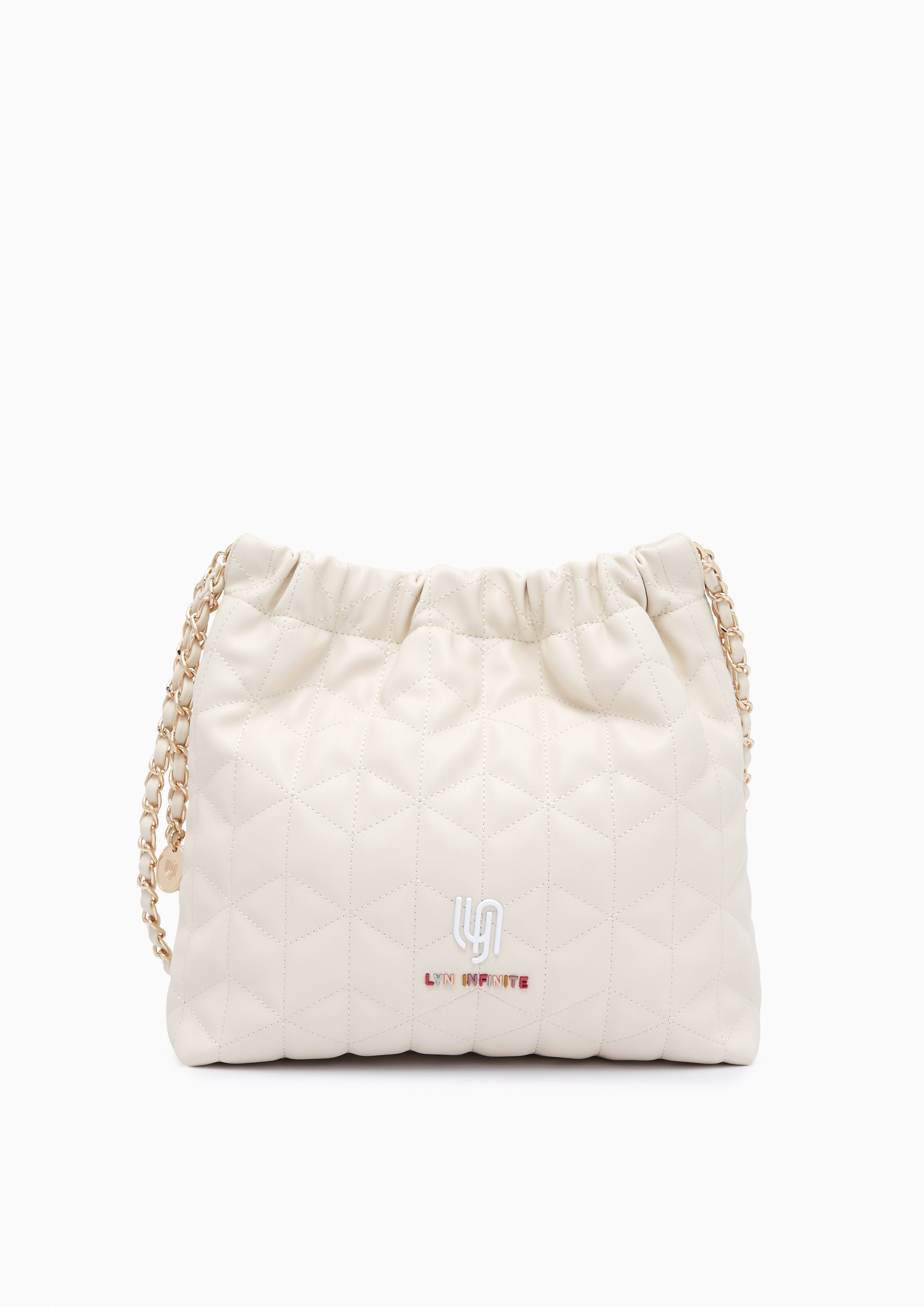 Monet Shoulder Infinite L Shoulder Bag Ivory - Lyn TH