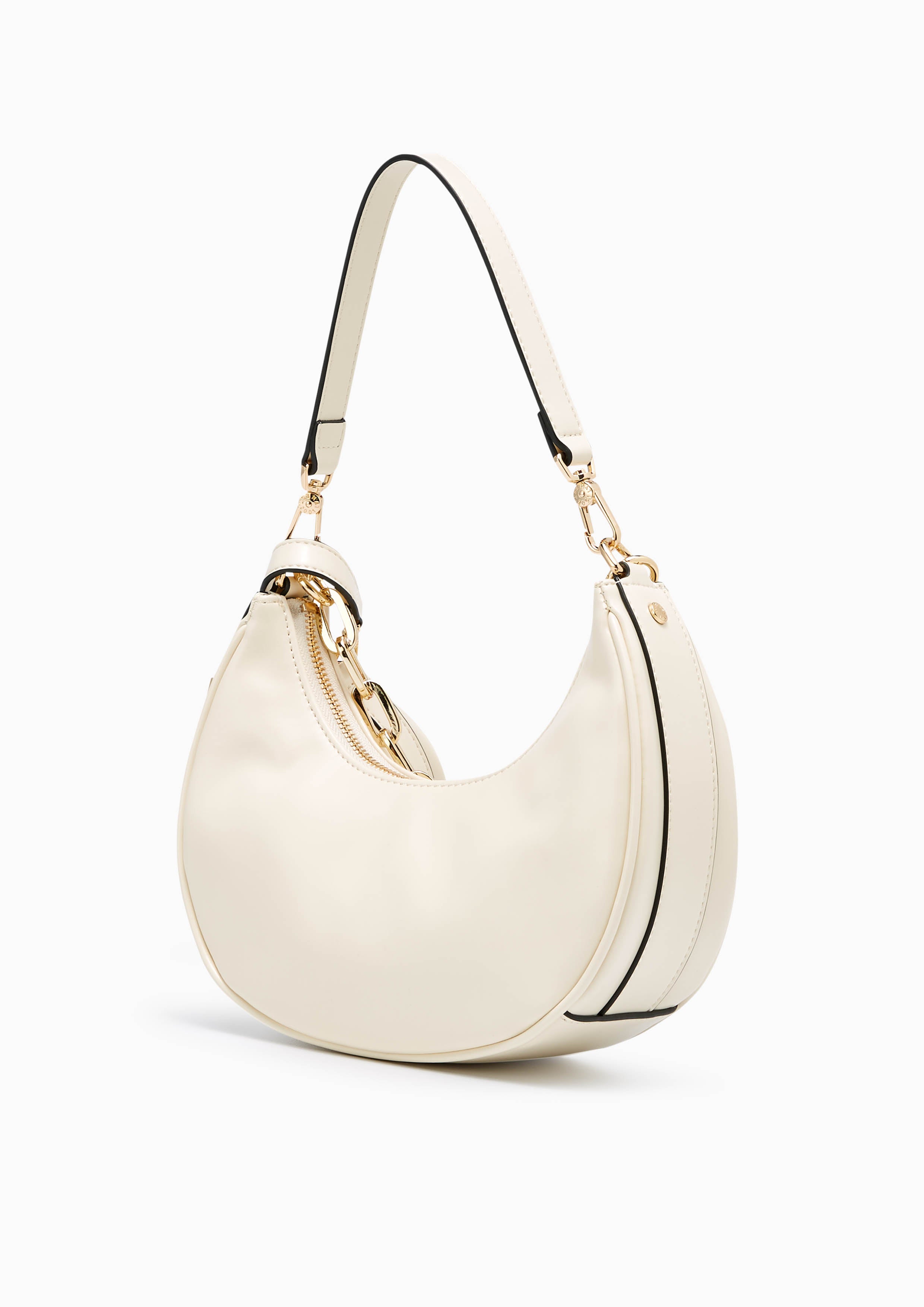 Diva Hobo Shoulder Bag Ivory