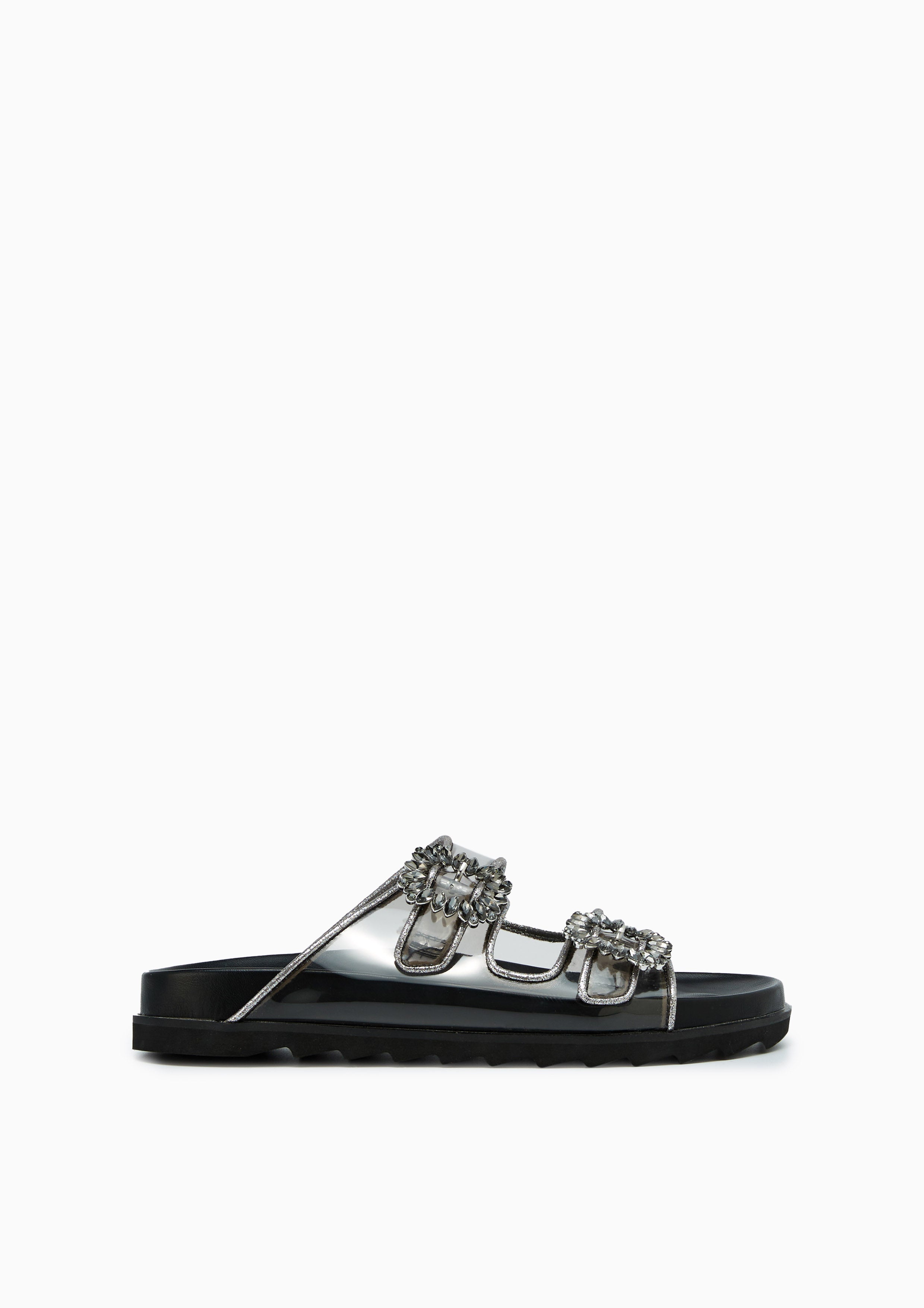 Veeni Flat Sandals Black - Lyn TH