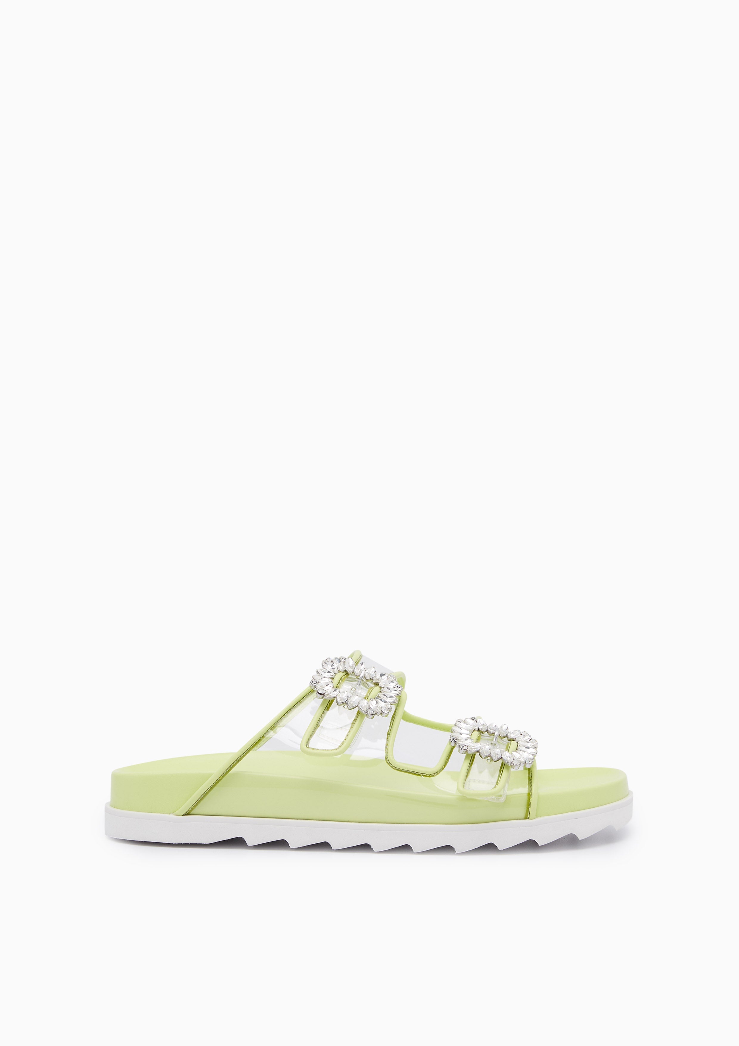 Veeni Flat Sandals Green - Lyn TH