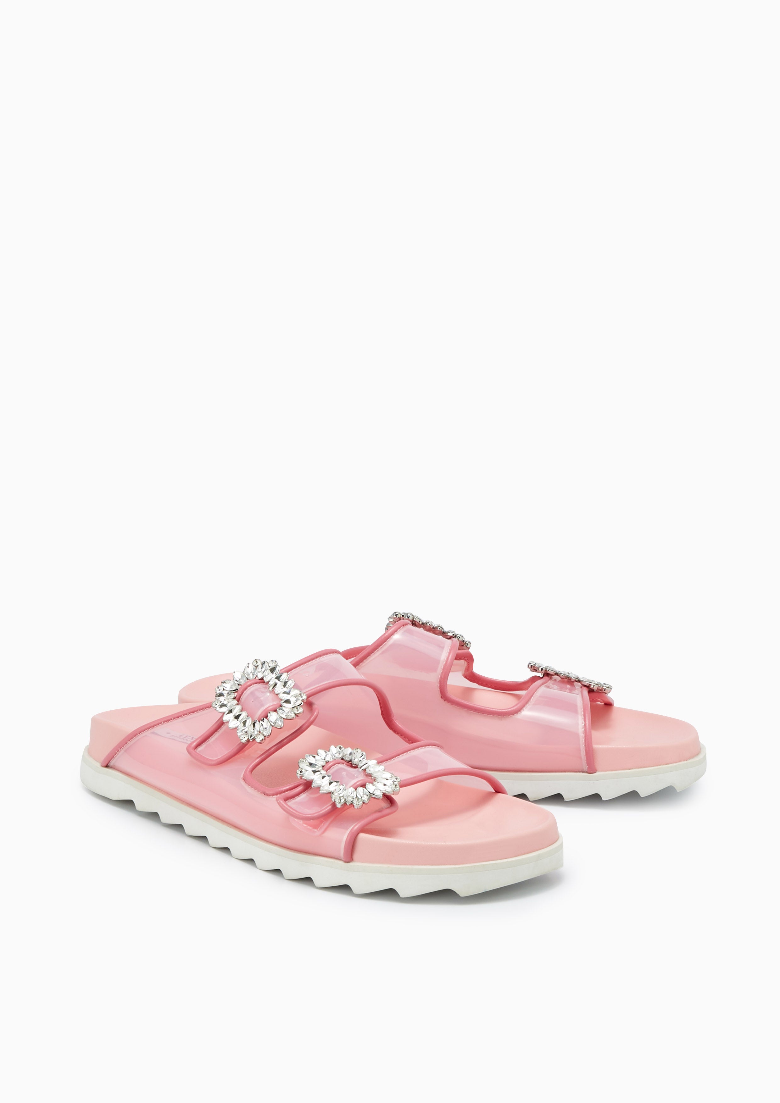 Veeni Flat Sandals Pink - Lyn TH