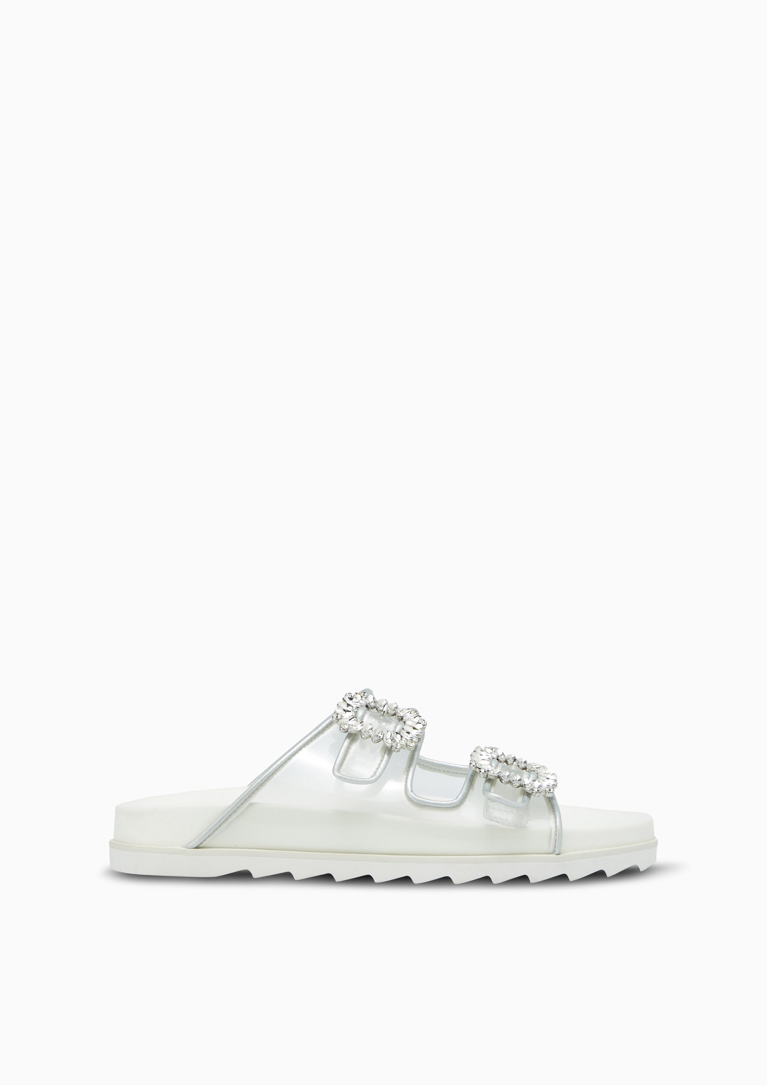 Veeni Flat Sandals Silver - Lyn TH