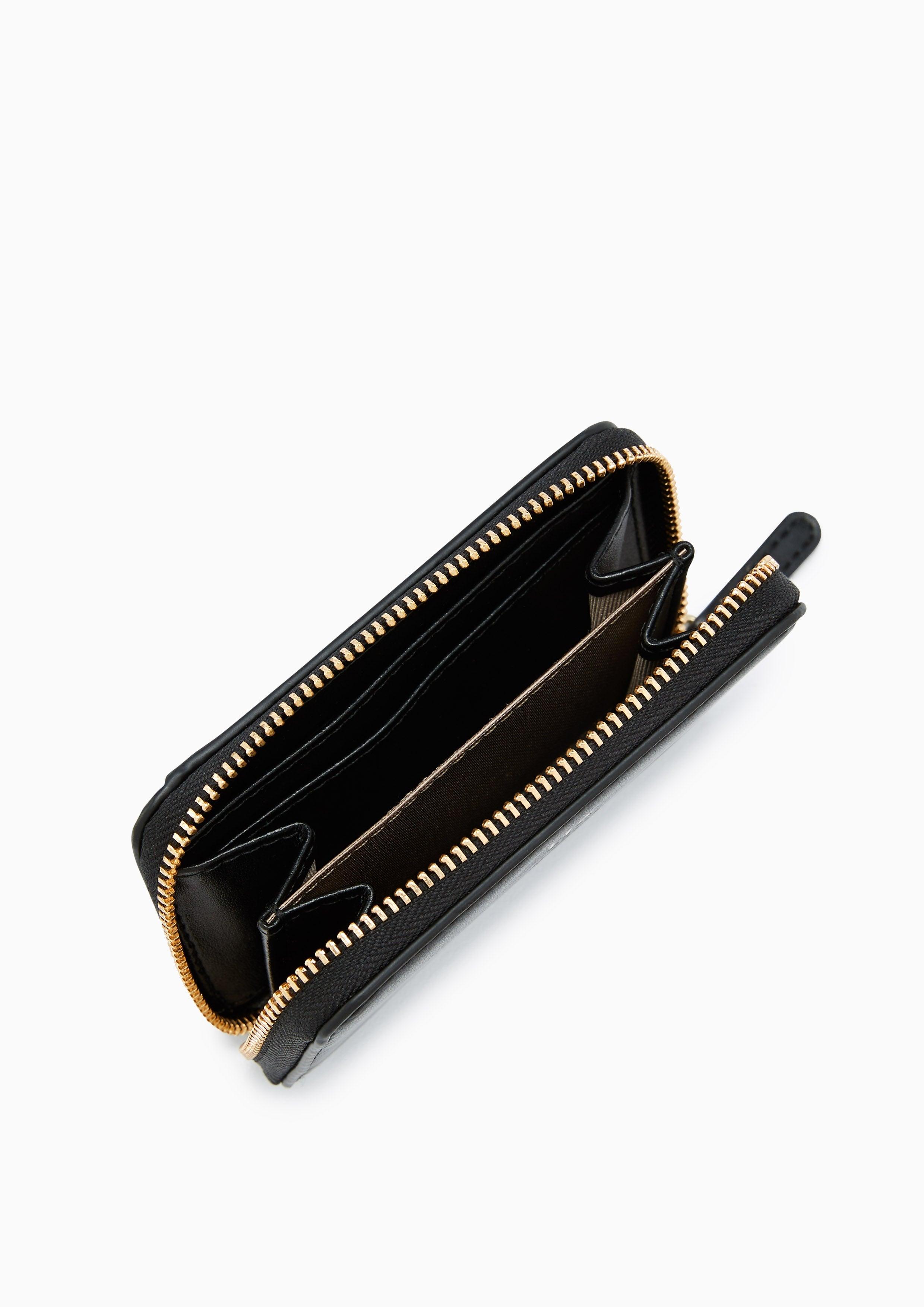 Ava Zipped Coin Purse Black - Lyn TH