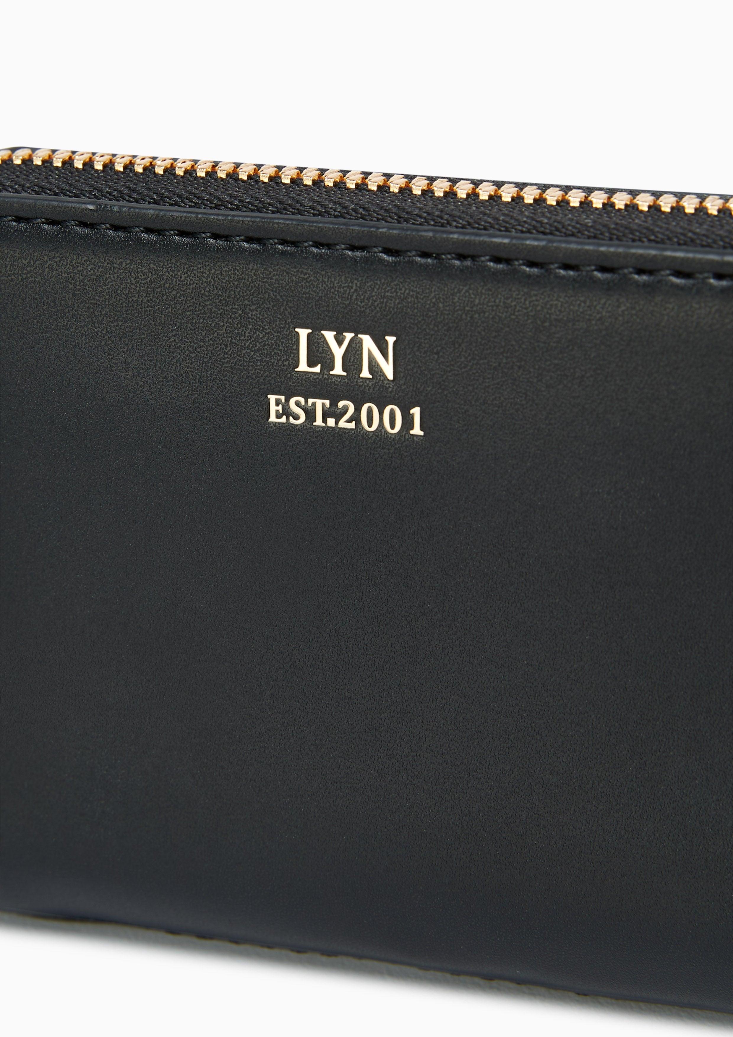 Ava Zipped Coin Purse Black - Lyn TH