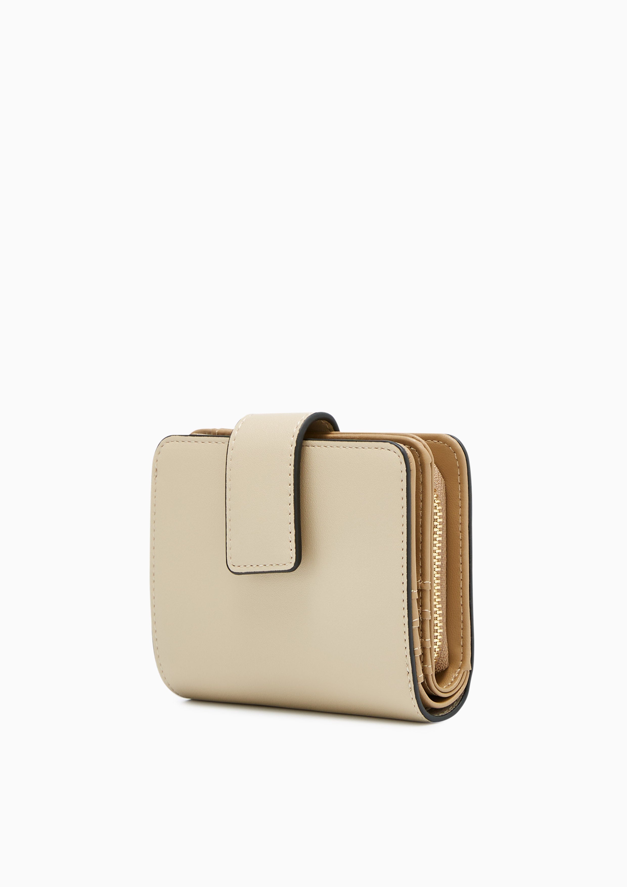 Ivy Short Wallet Beige - Lyn TH