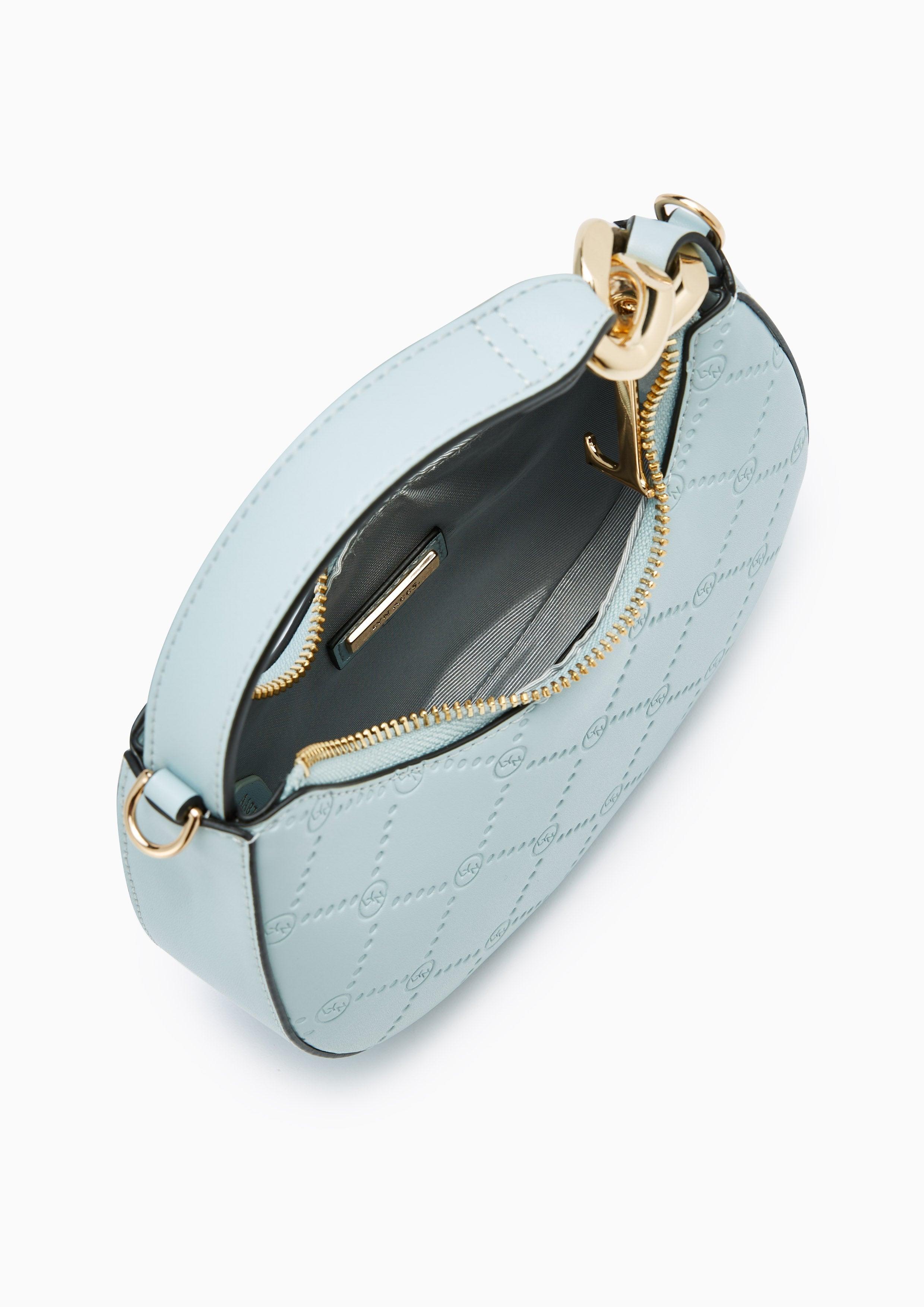 Minky Top Handle Bag Blue - Lyn TH