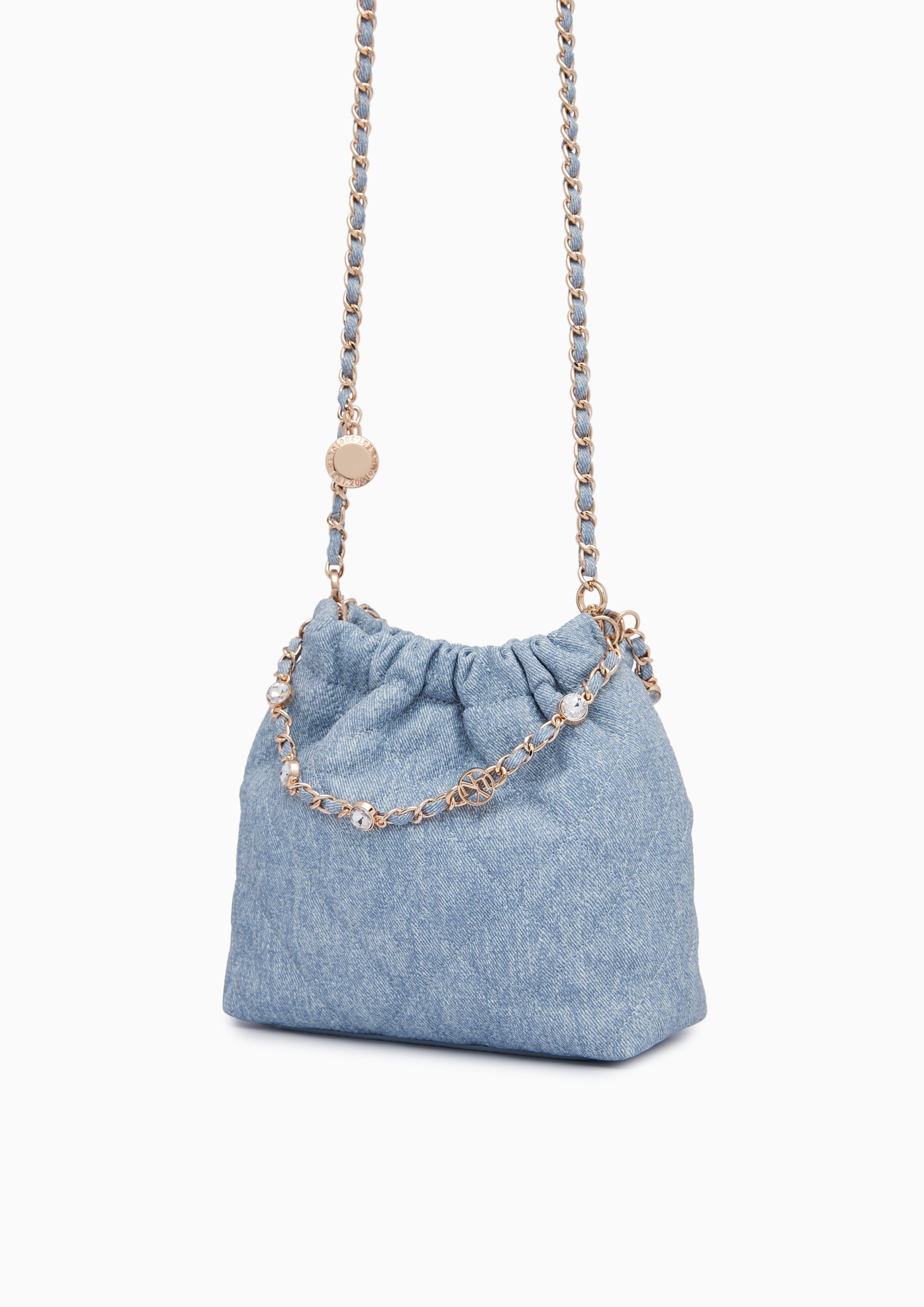 Fontia Mini Denim Shoulderbag Blue - Lyn TH