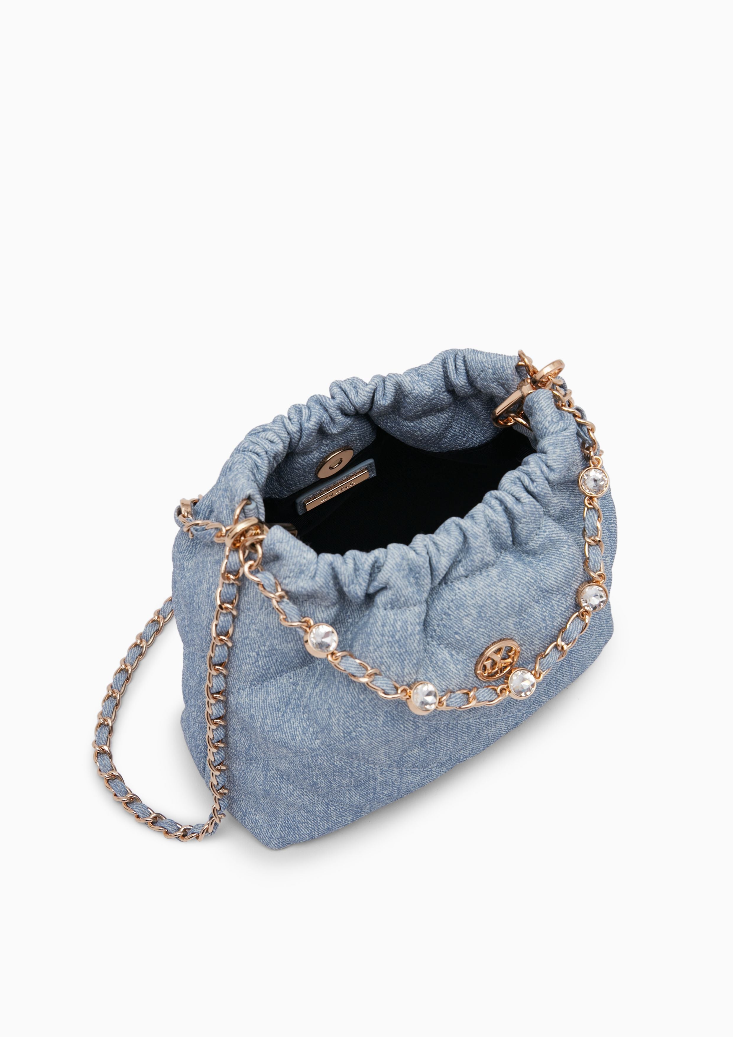 Fontia Mini Denim Shoulderbag Blue - Lyn TH