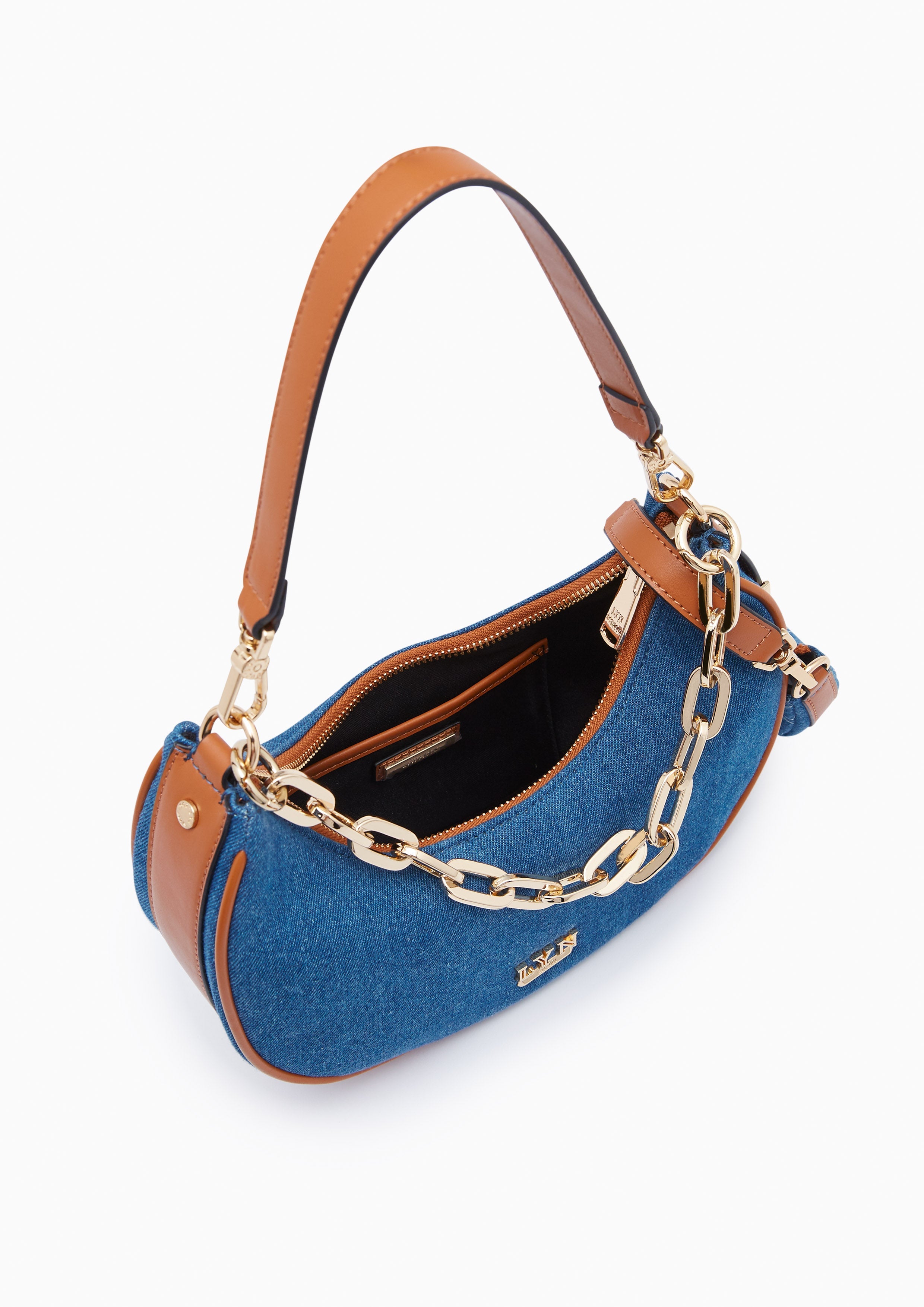 Diva Denim Shoulder Bag Blue - Lyn TH