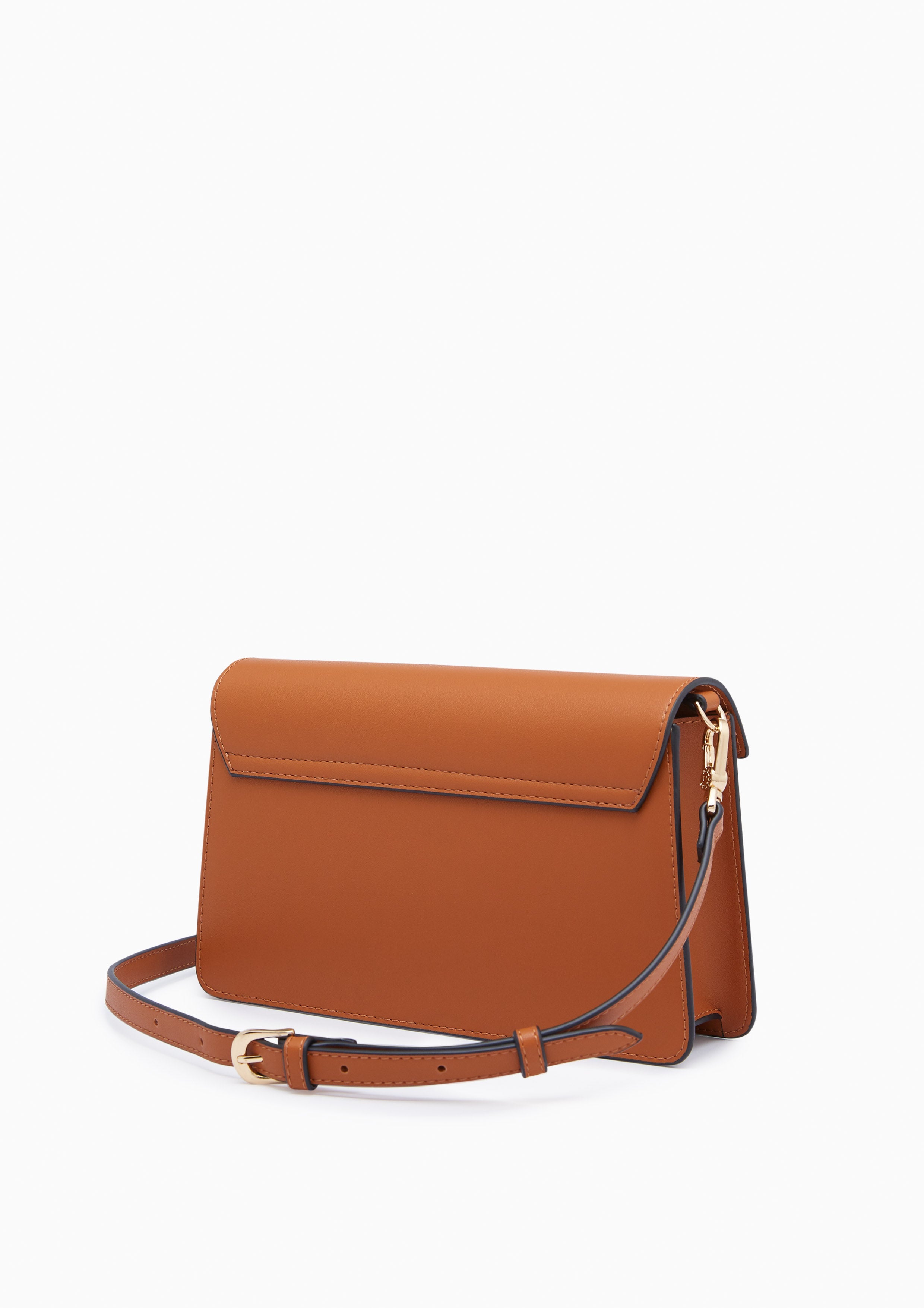 Allie Lockie Canvas Crossbody Bag Brown - Lyn TH