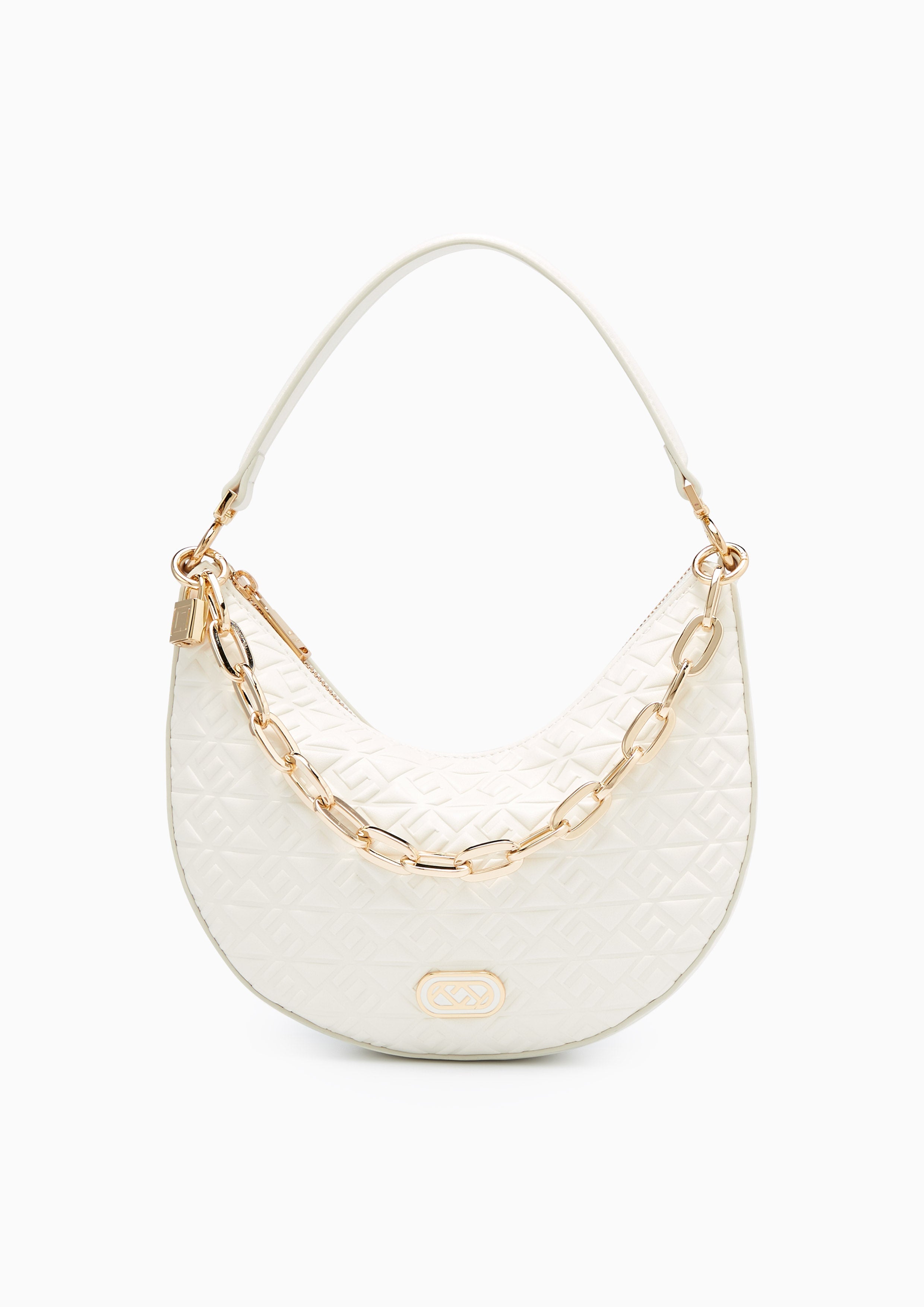 Monas M Shoulder Bag Ivory - Lyn TH